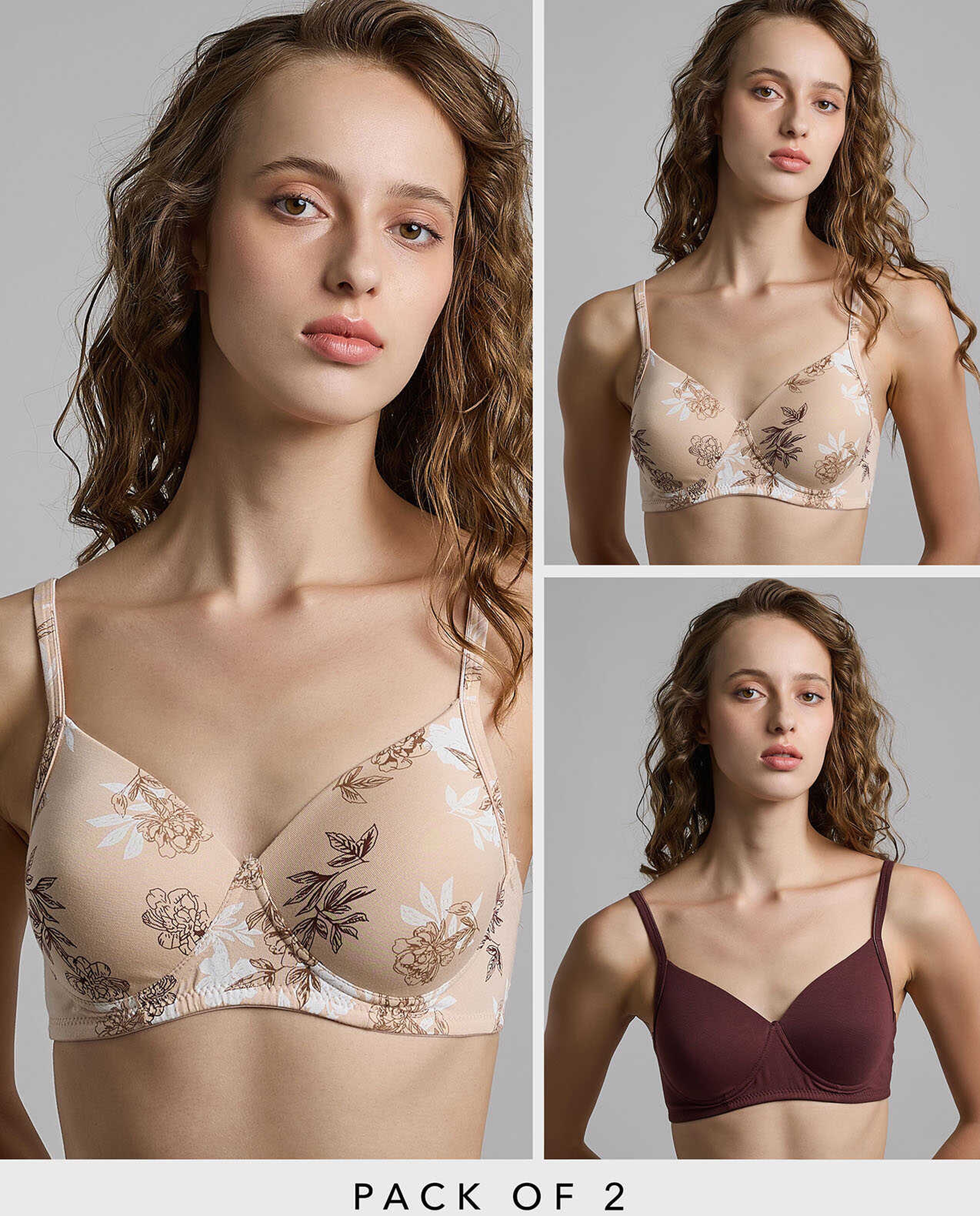 2 Pack Wireless Bras