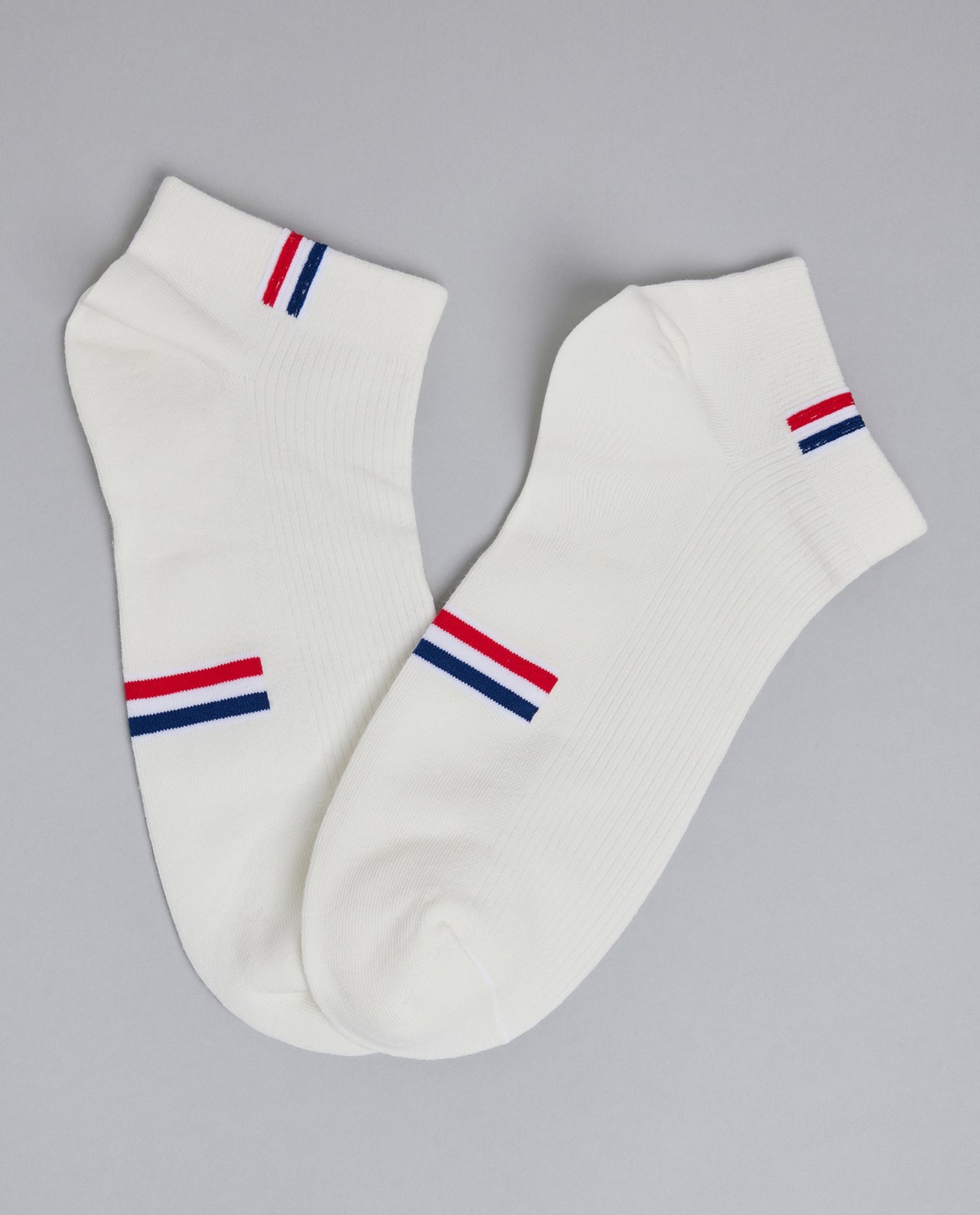 3 Pack Striped Ankle Socks
