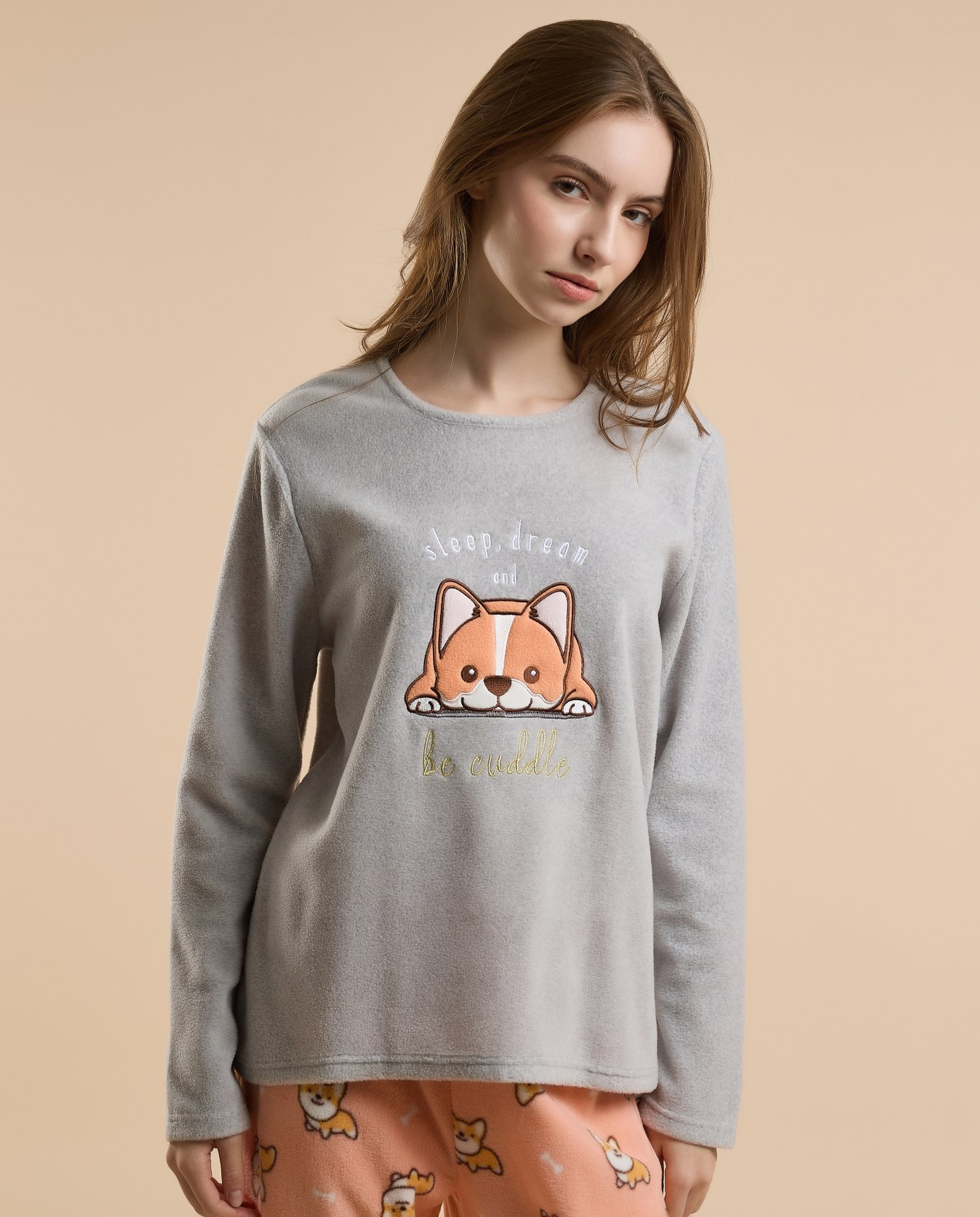 Appliqued Pyjama Set