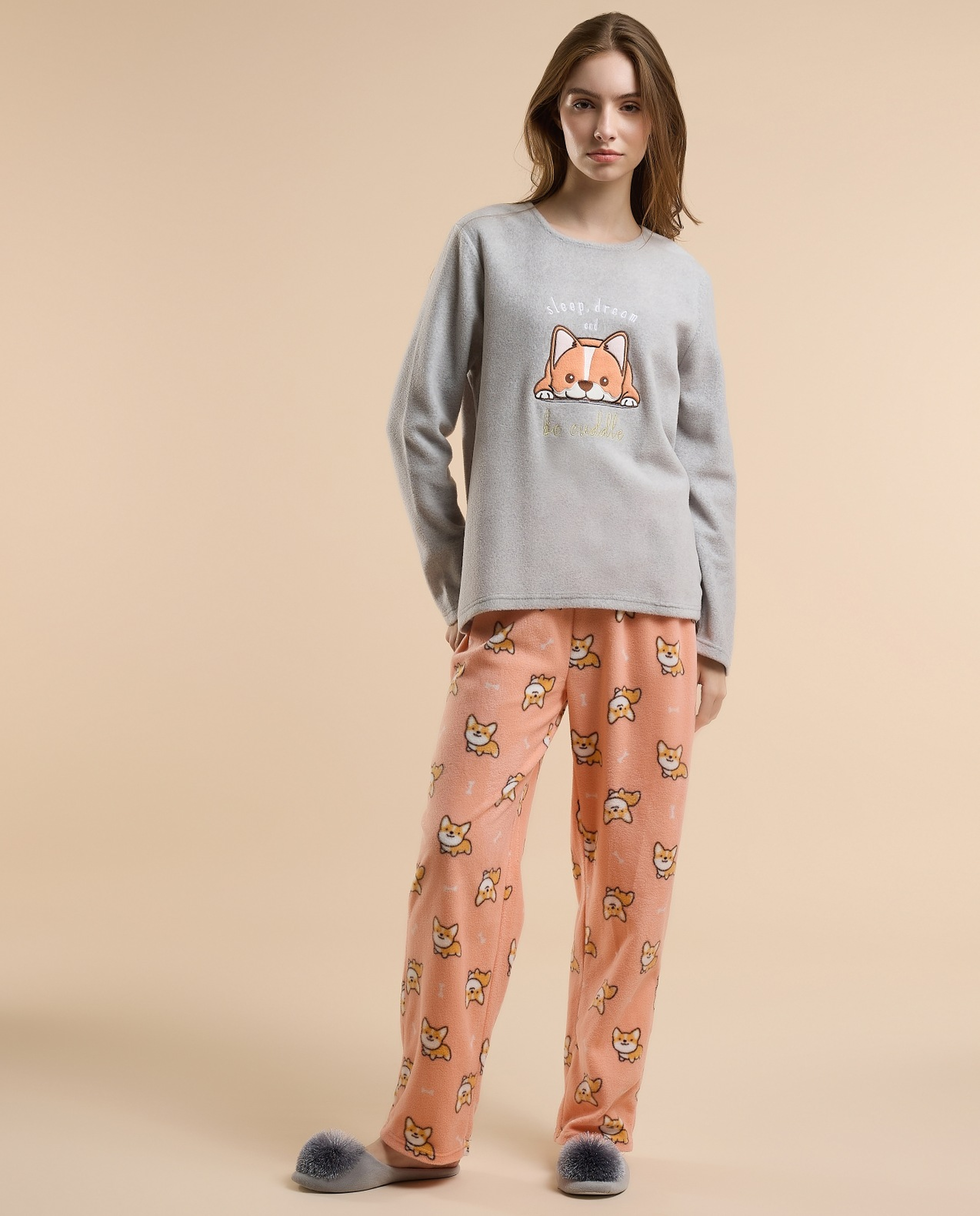 Appliqued Pyjama Set