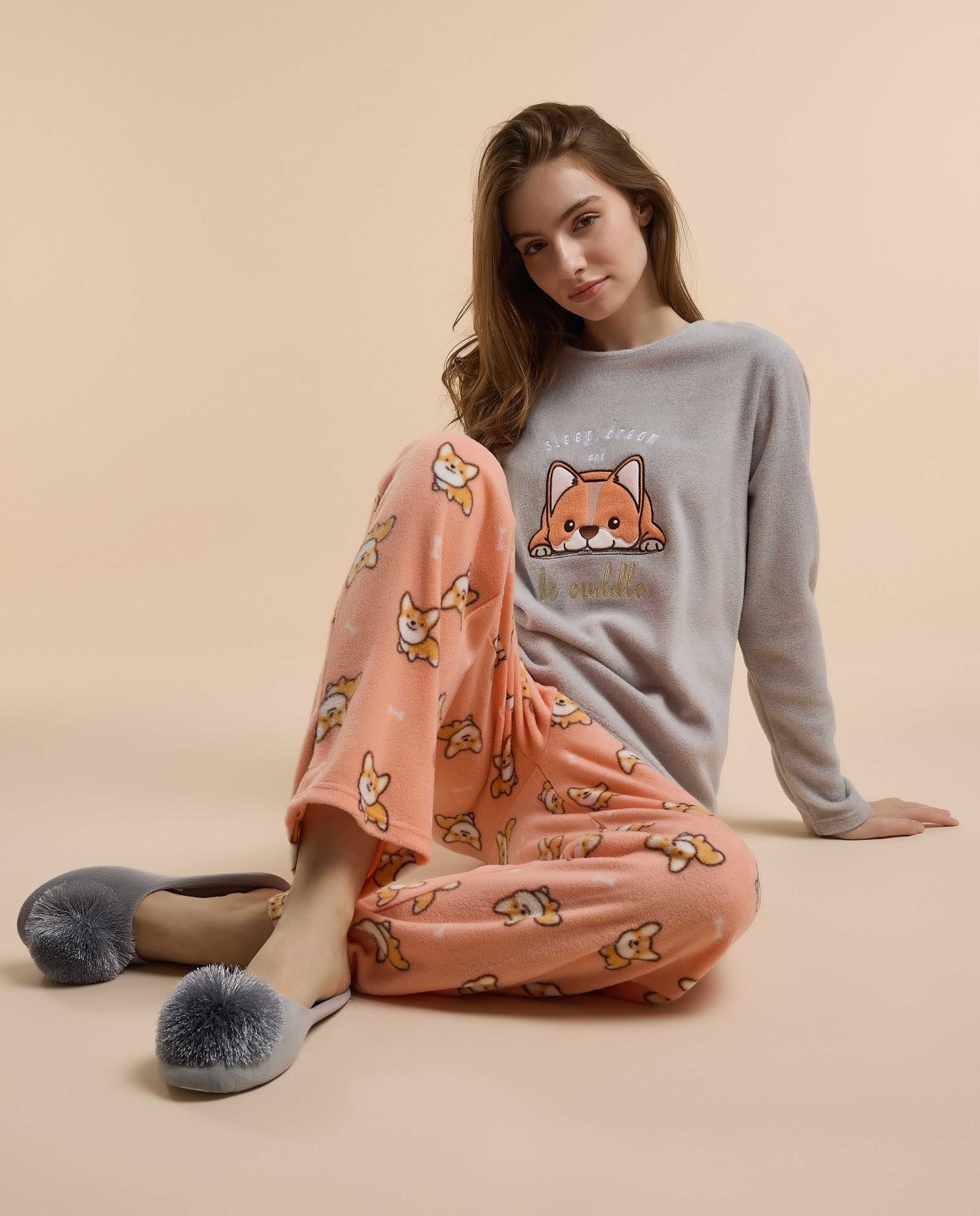 Appliqued Pyjama Set
