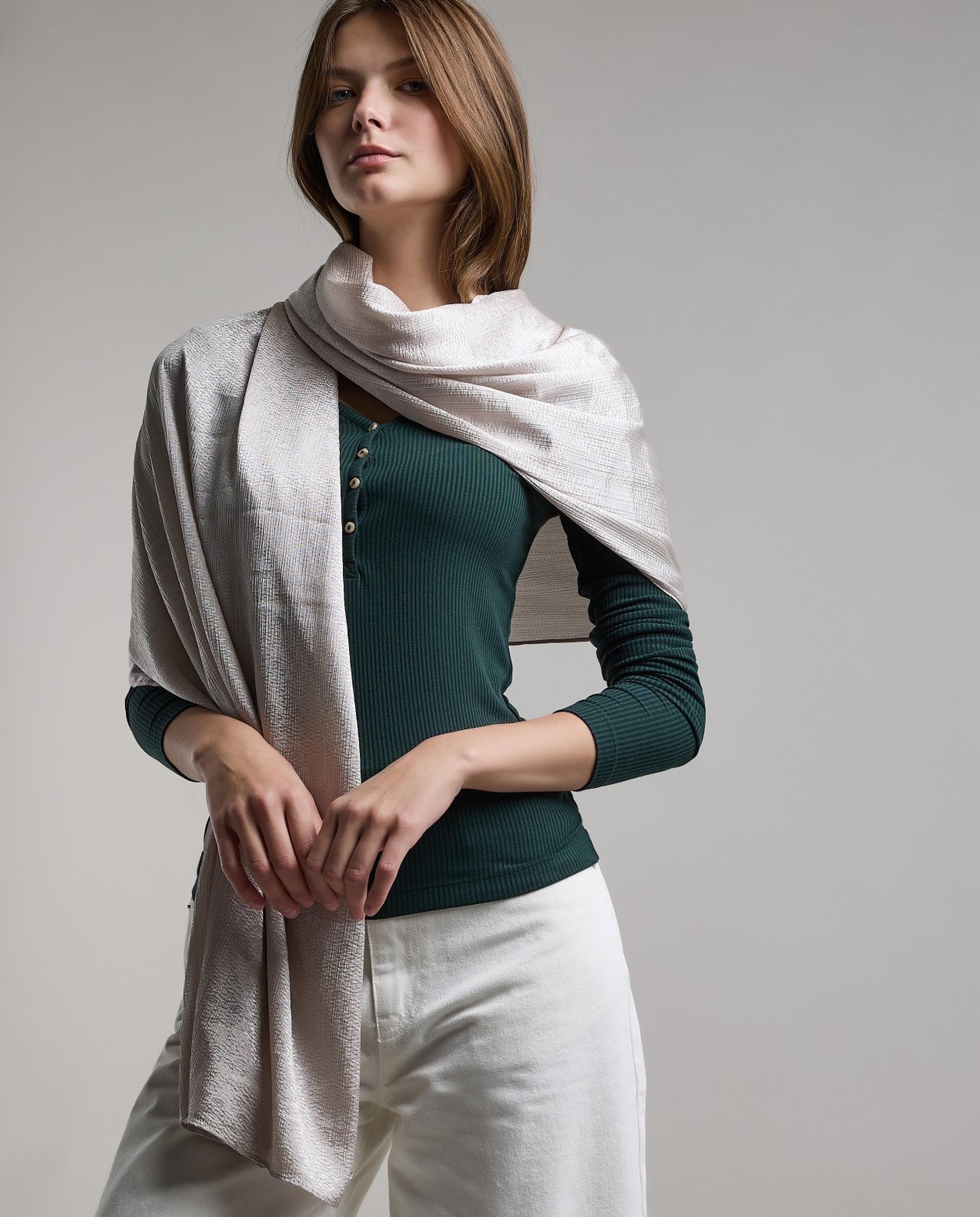 Self Patterned Scarf