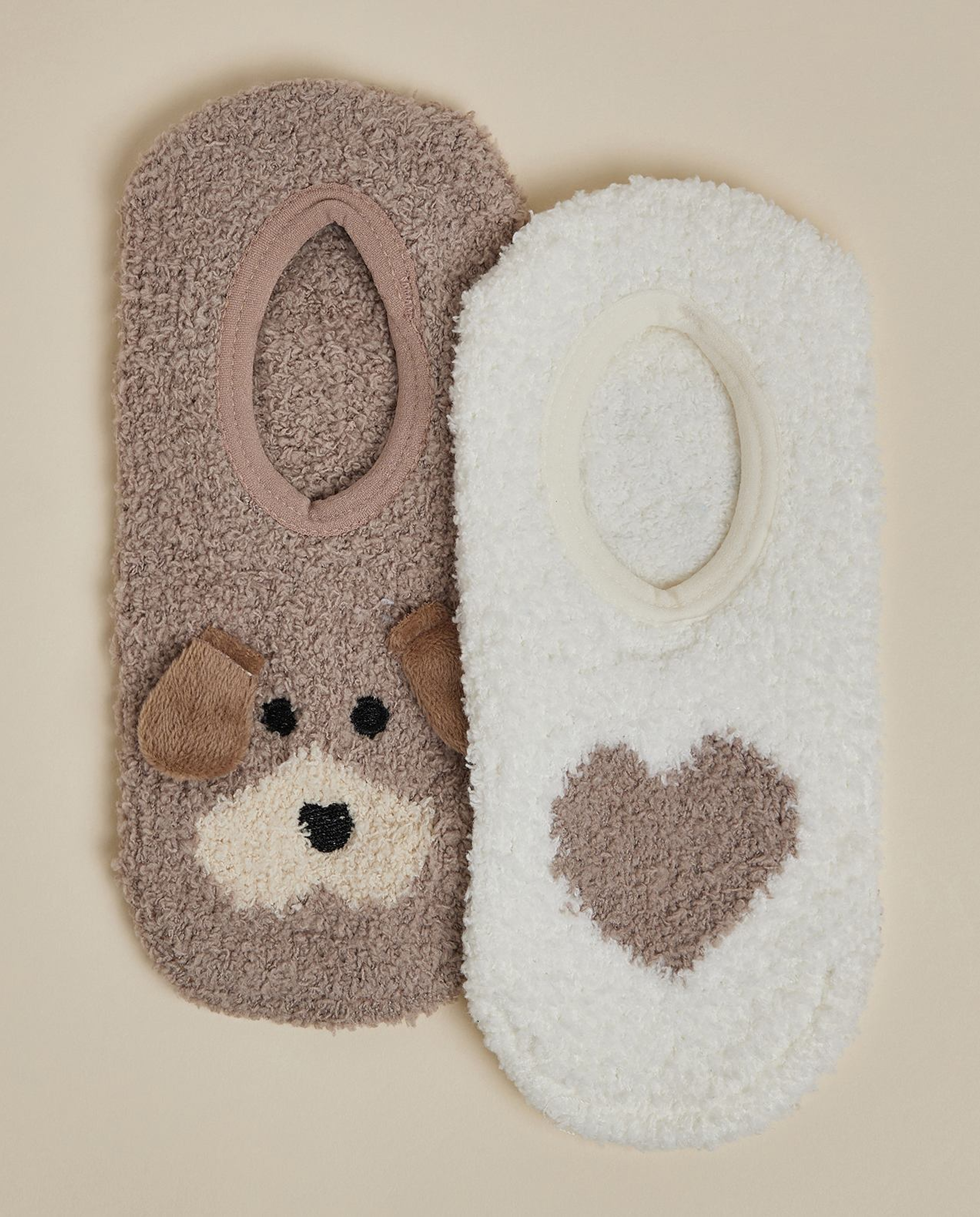 2 Pack Sherpa Slipper Socks