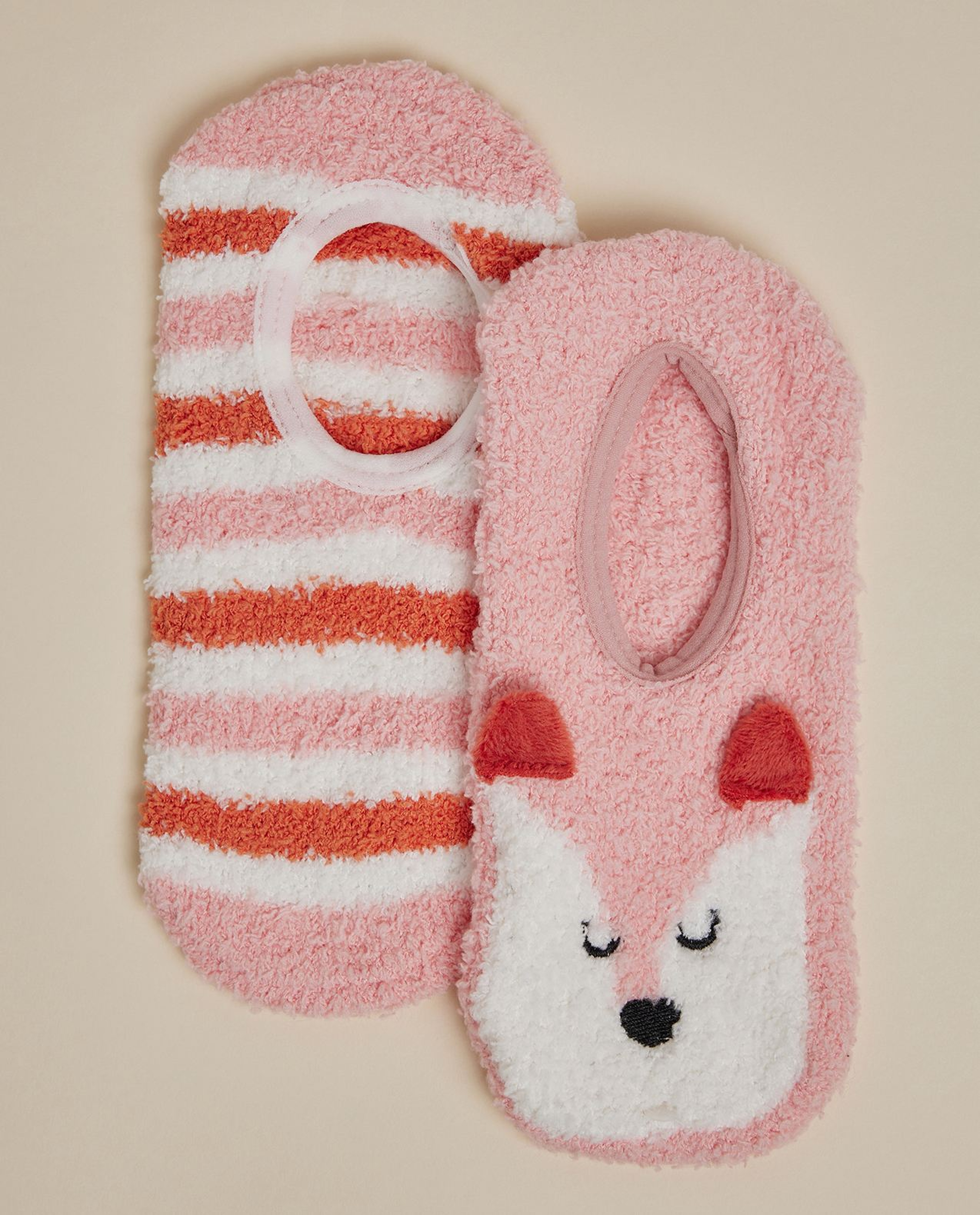 2 Pack Sherpa Slipper Socks