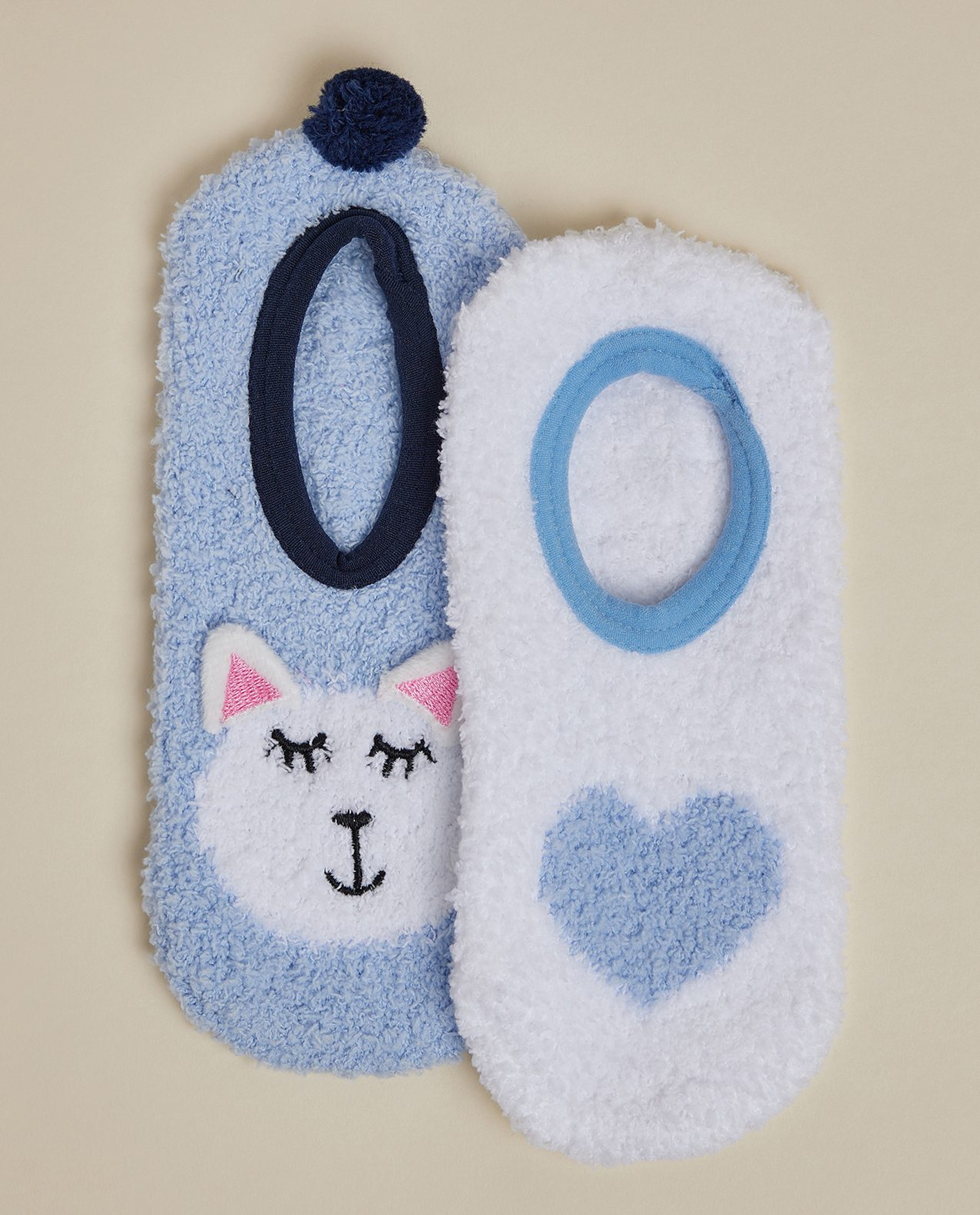 2 Pack Sherpa Slipper Socks