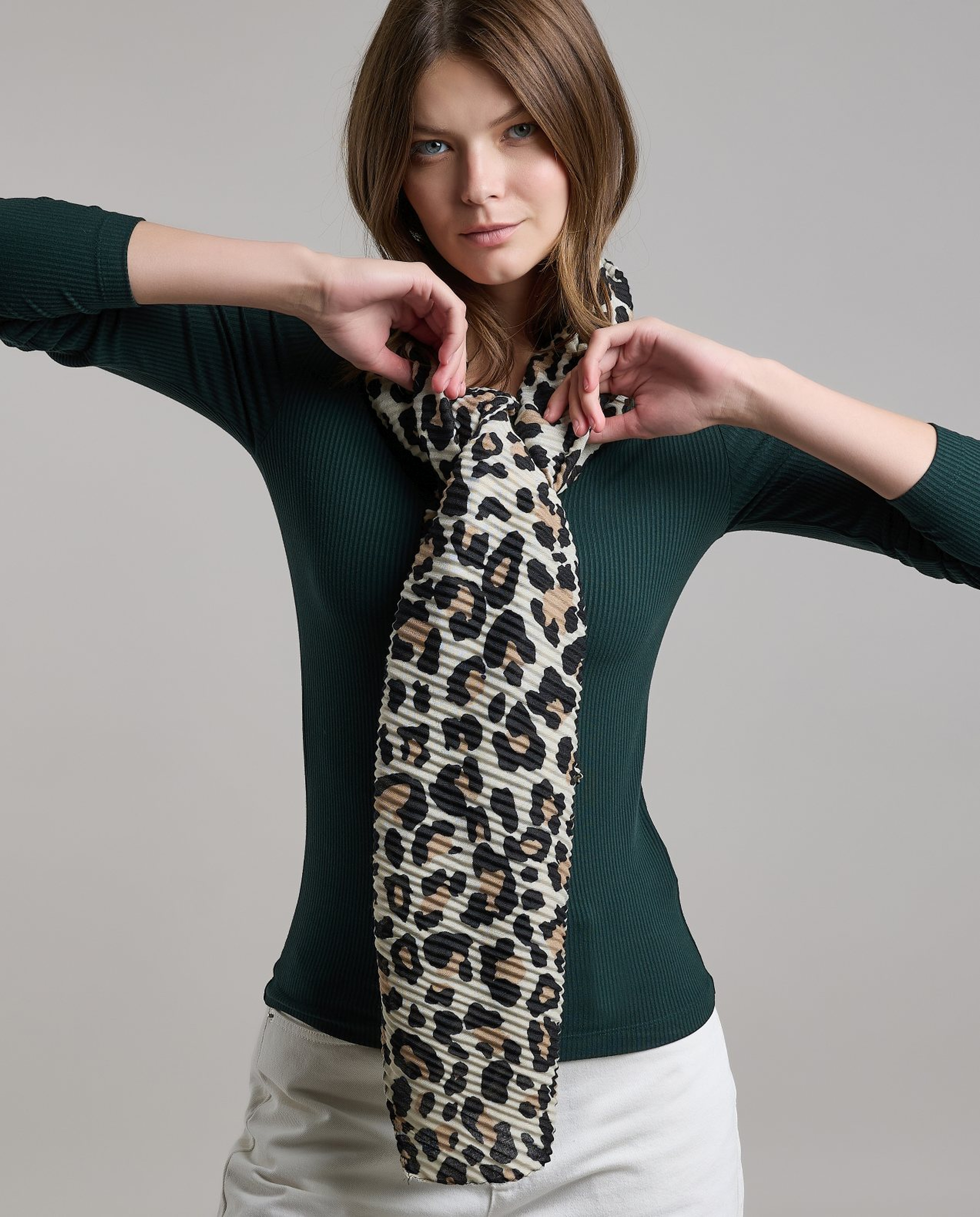 Animal Patterned Scarf