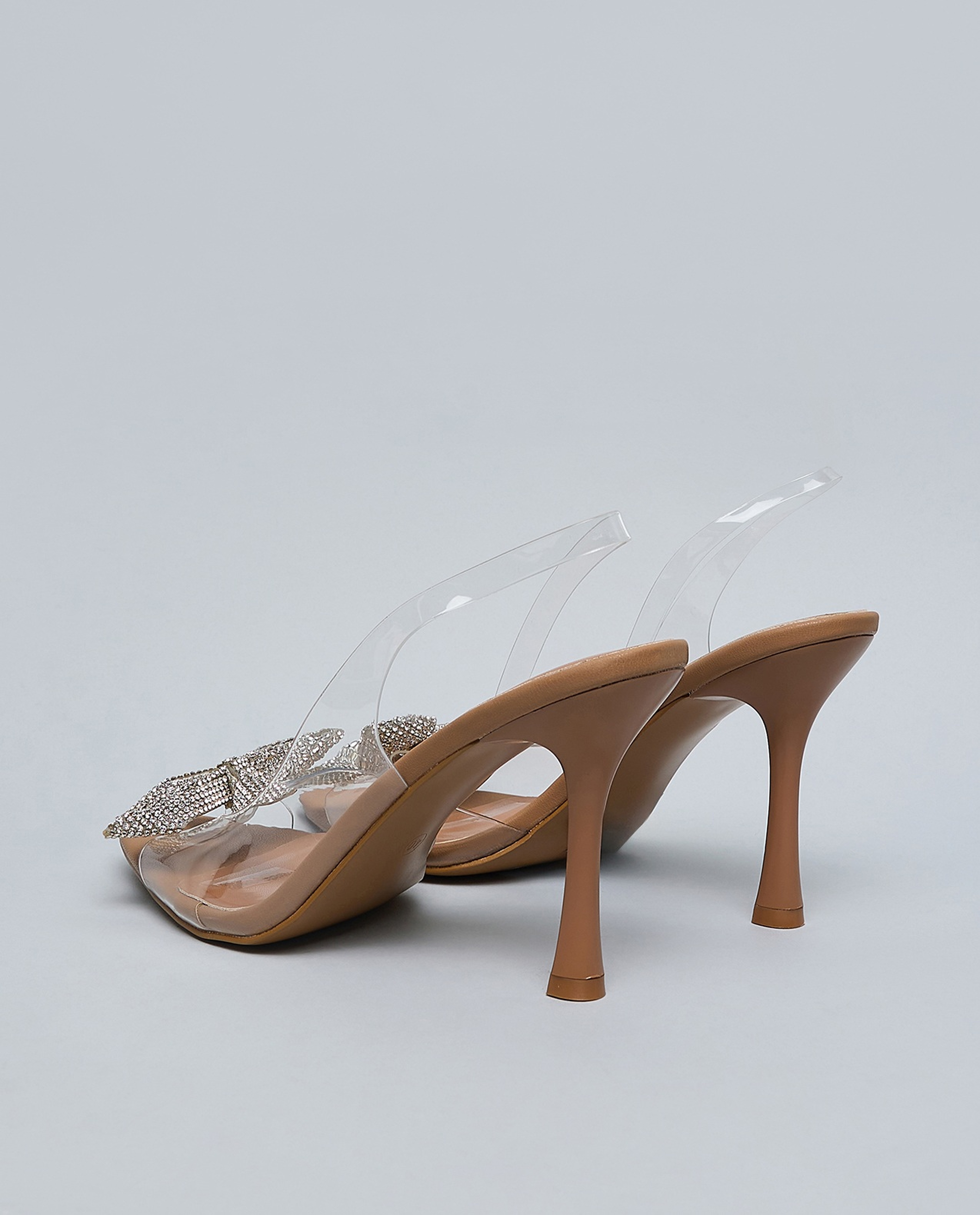 Embellished Heel Sandals