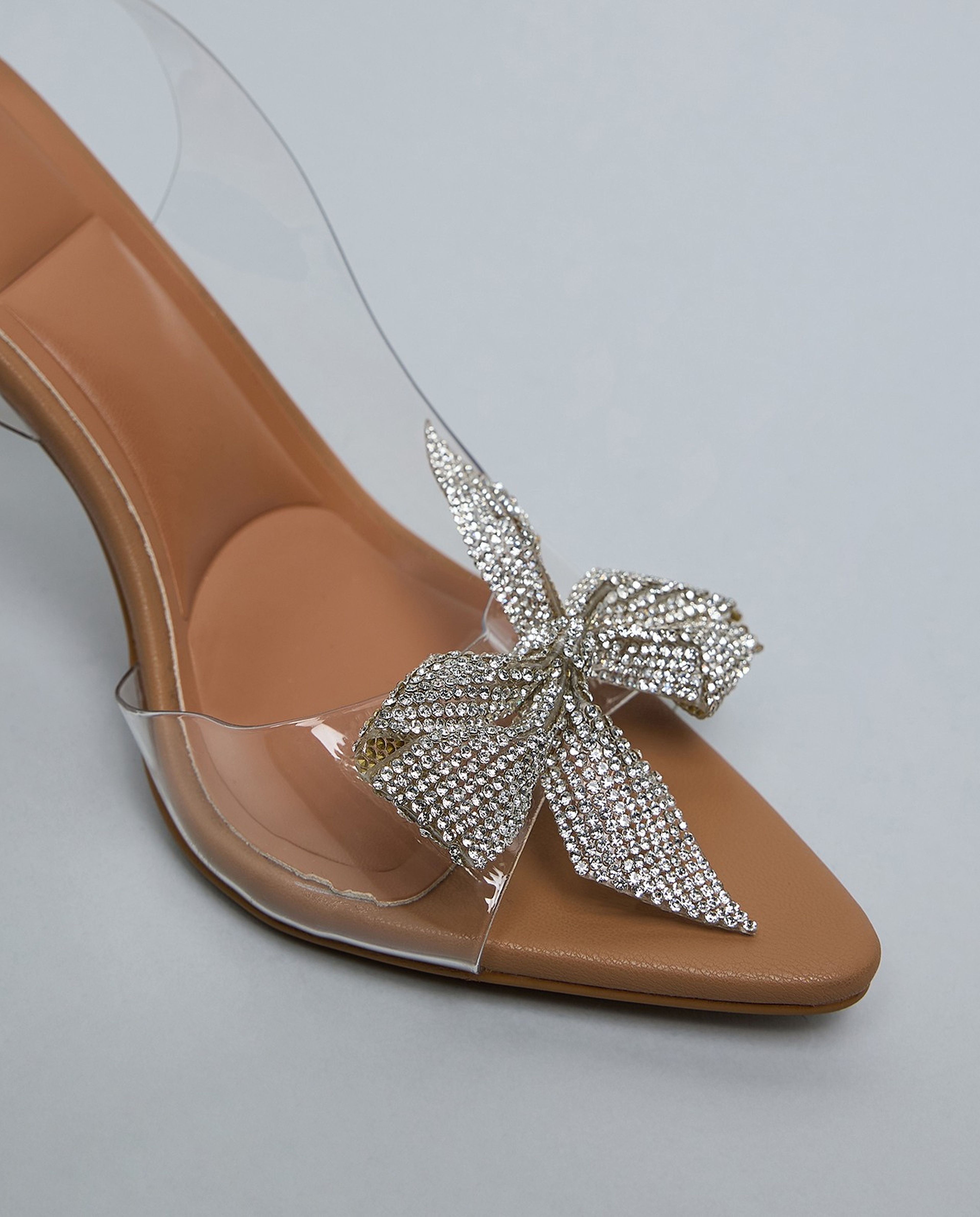 Embellished Heel Sandals