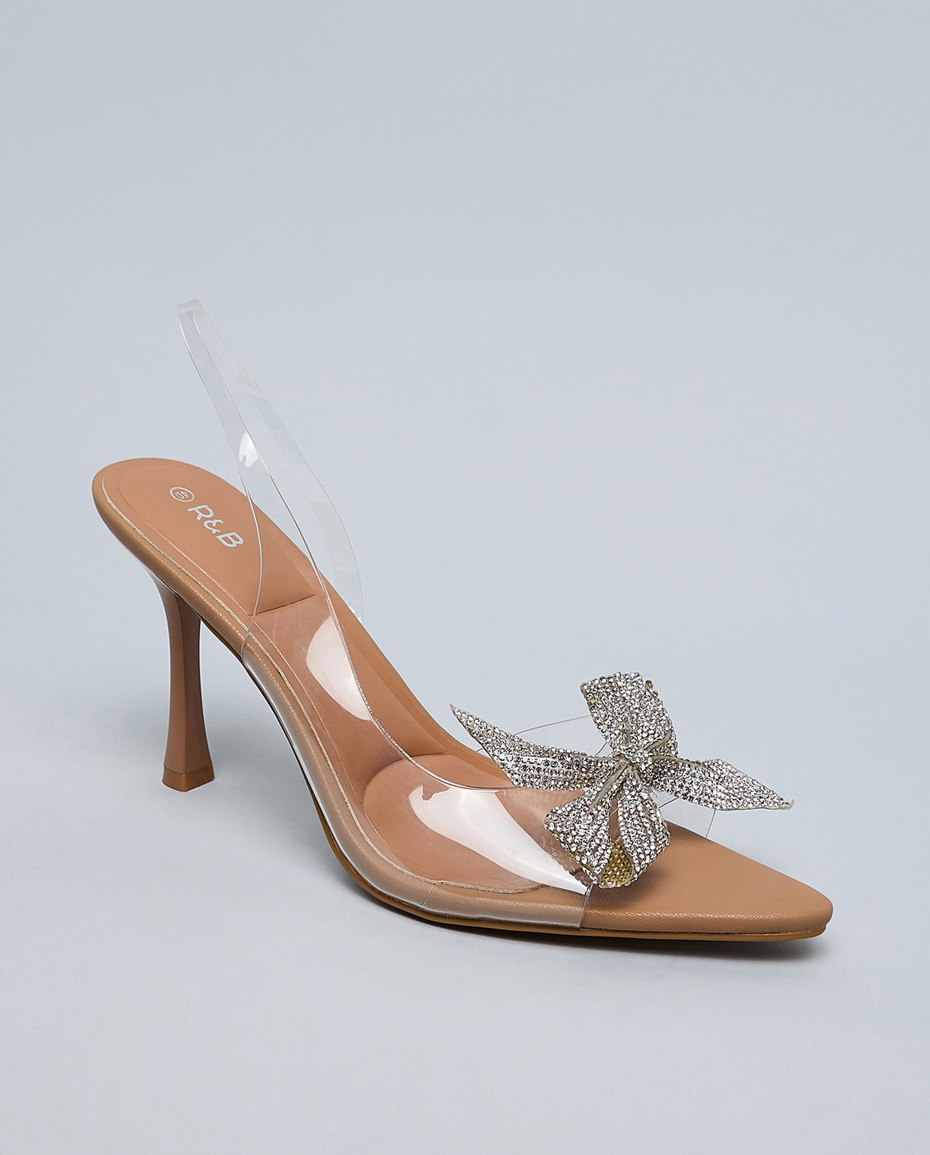 Embellished Heel Sandals