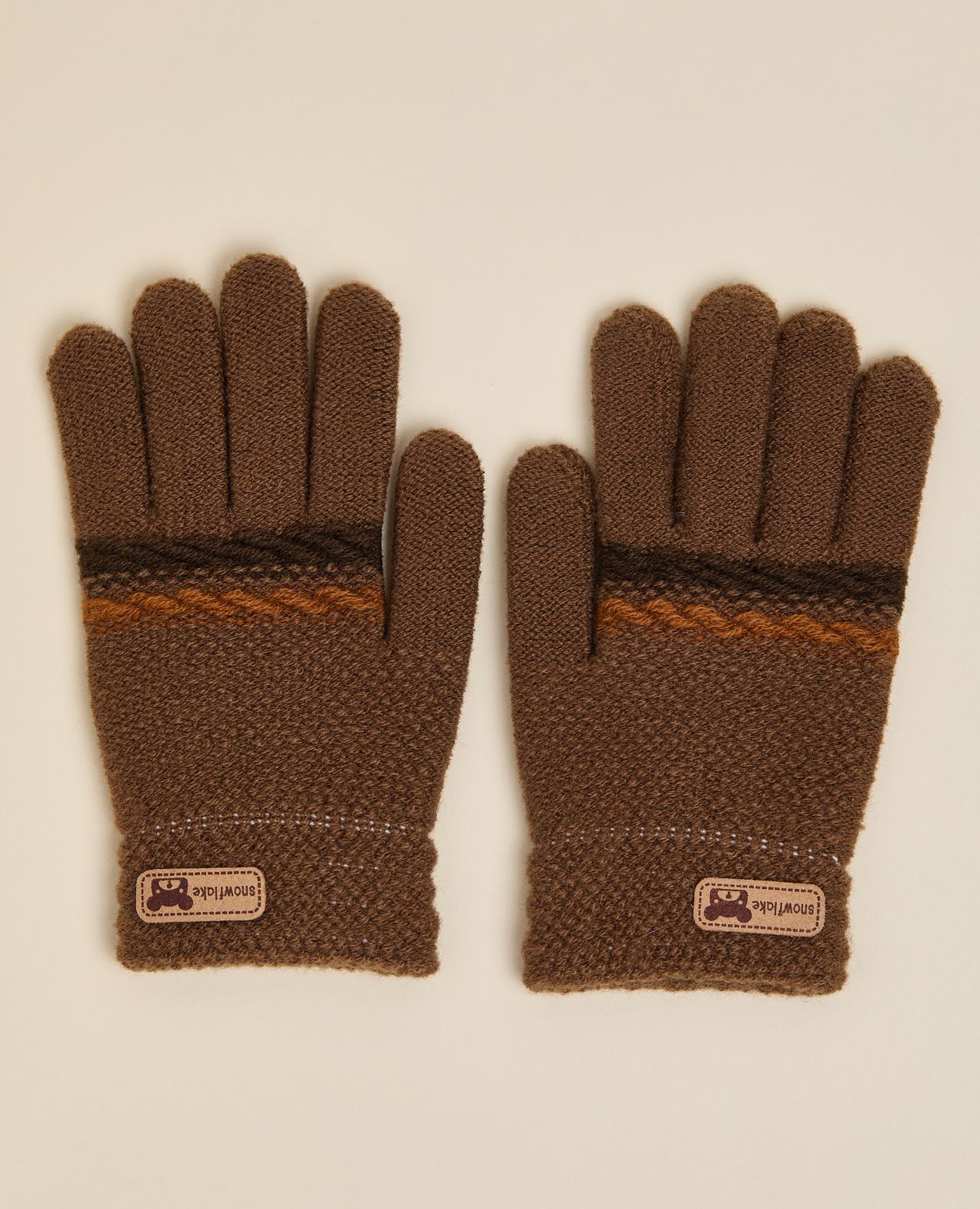 Patterned Knitted Gloves