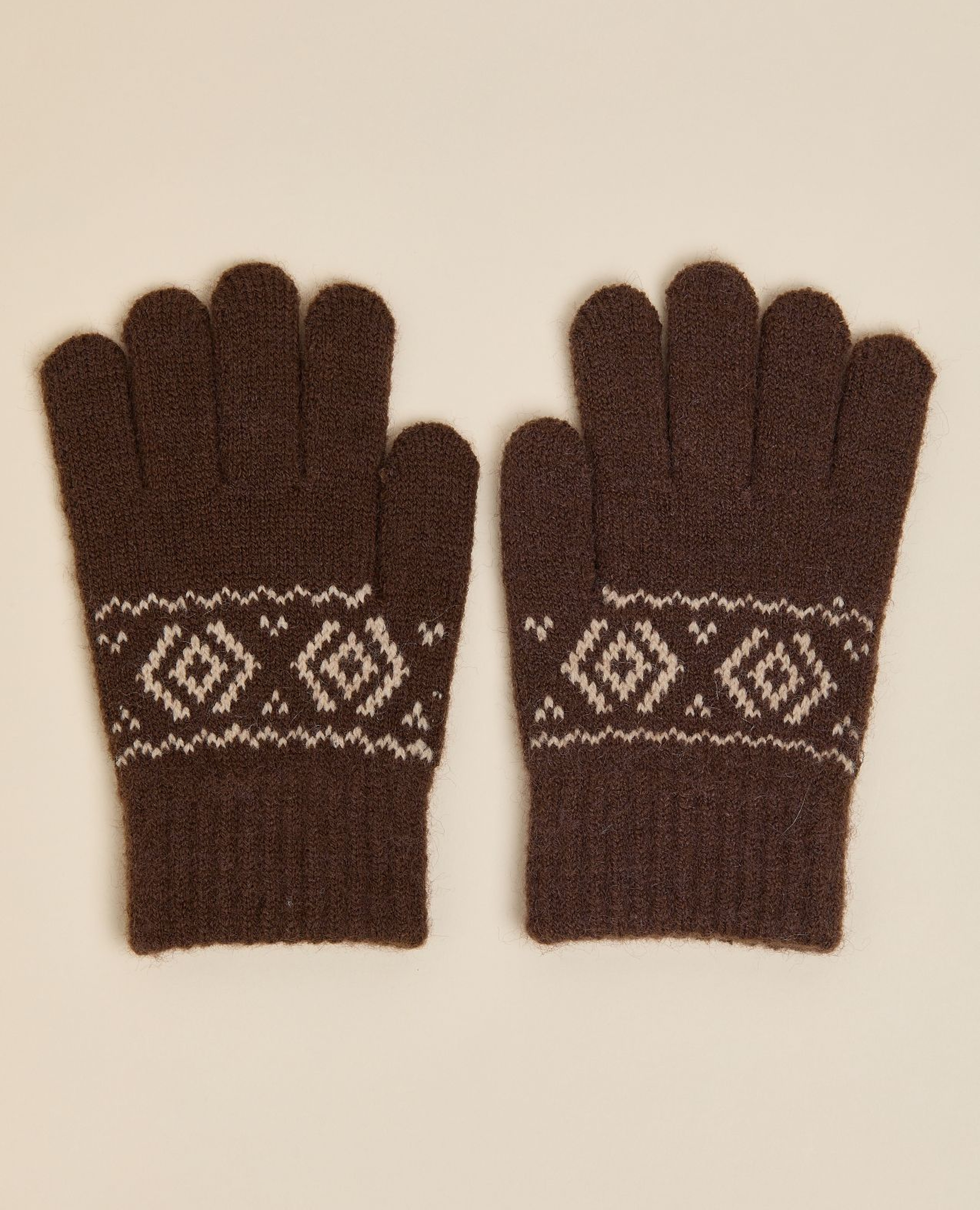 Patterned Knitted Gloves