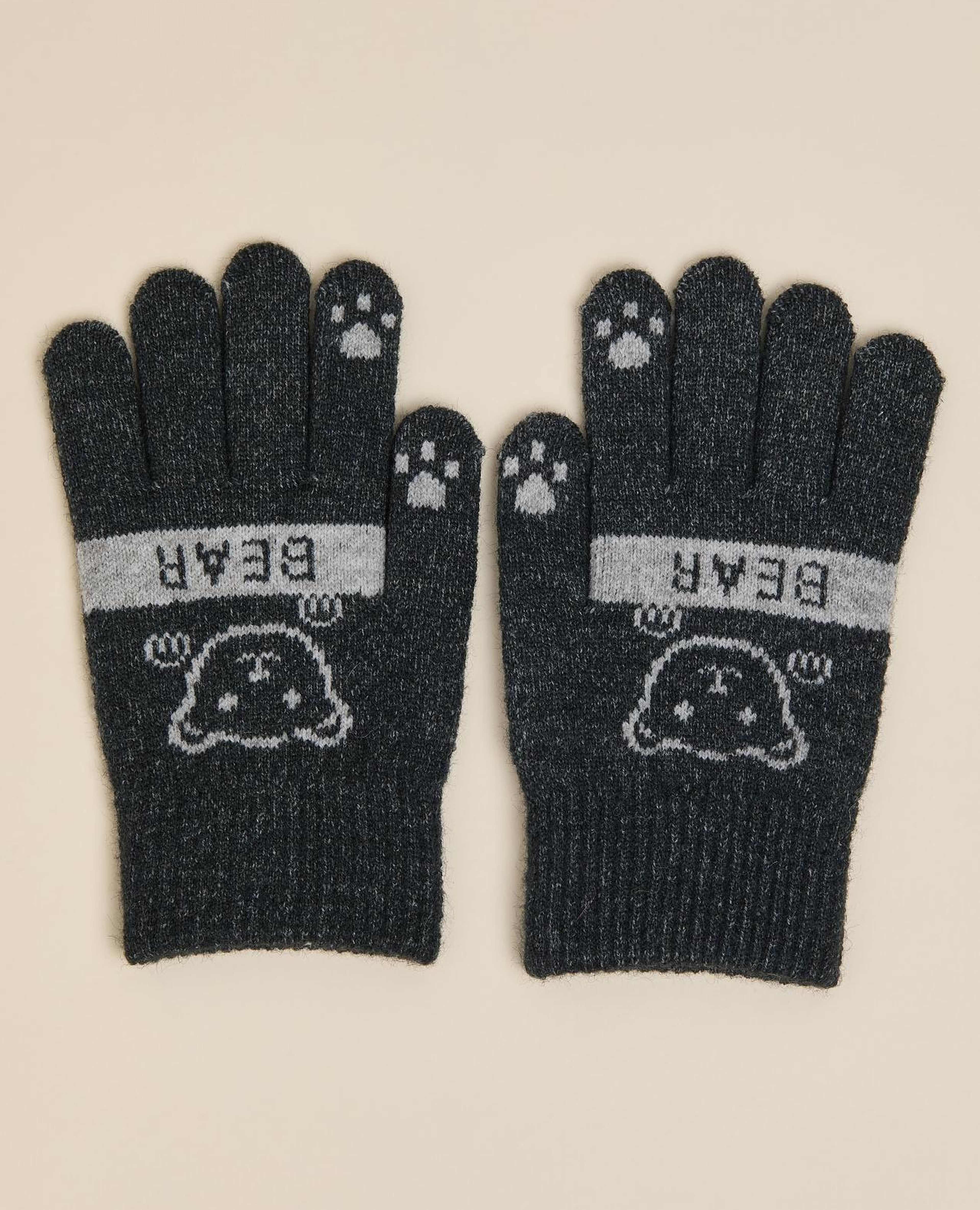 Patterned Knitted Gloves