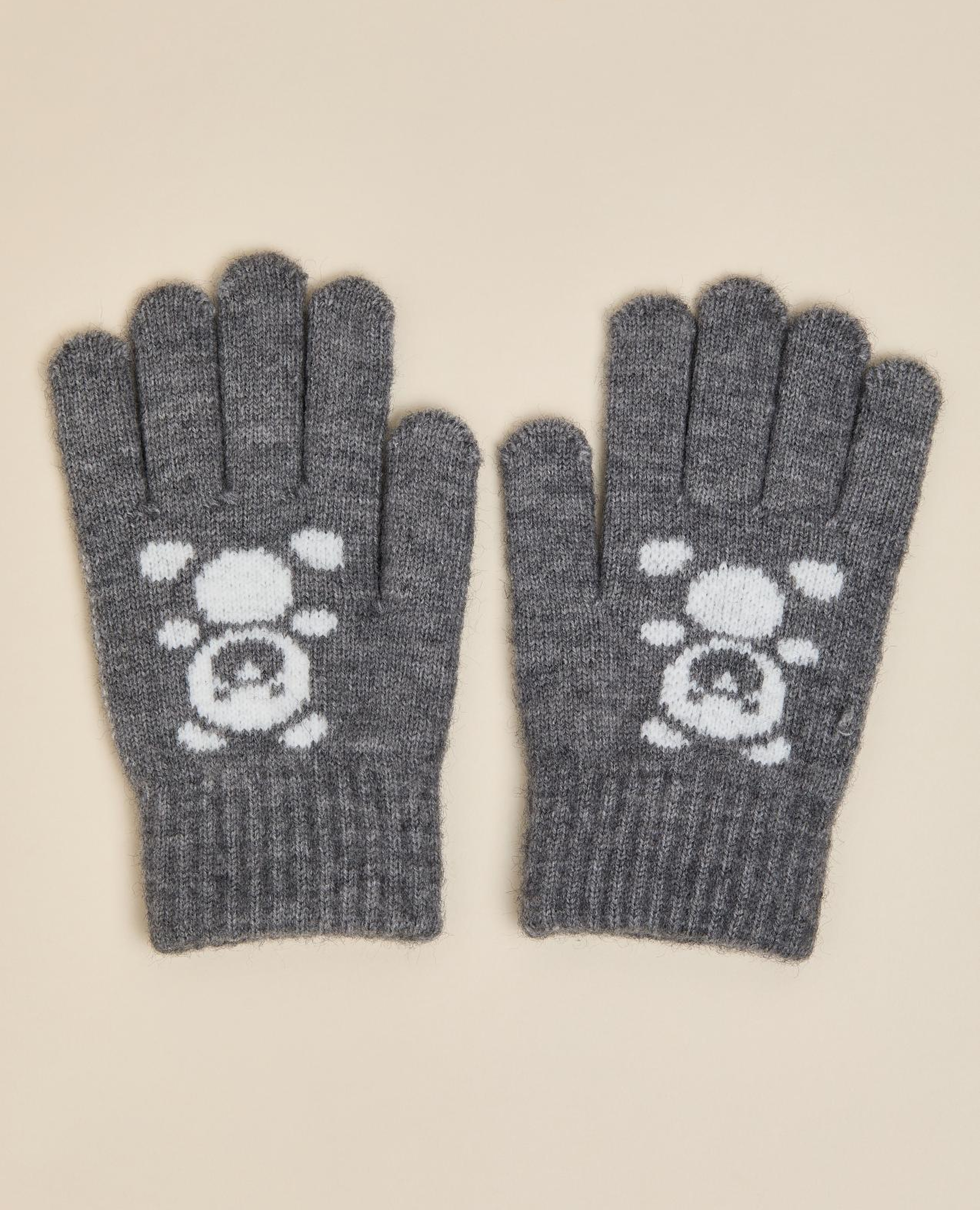 Patterned Knitted Gloves