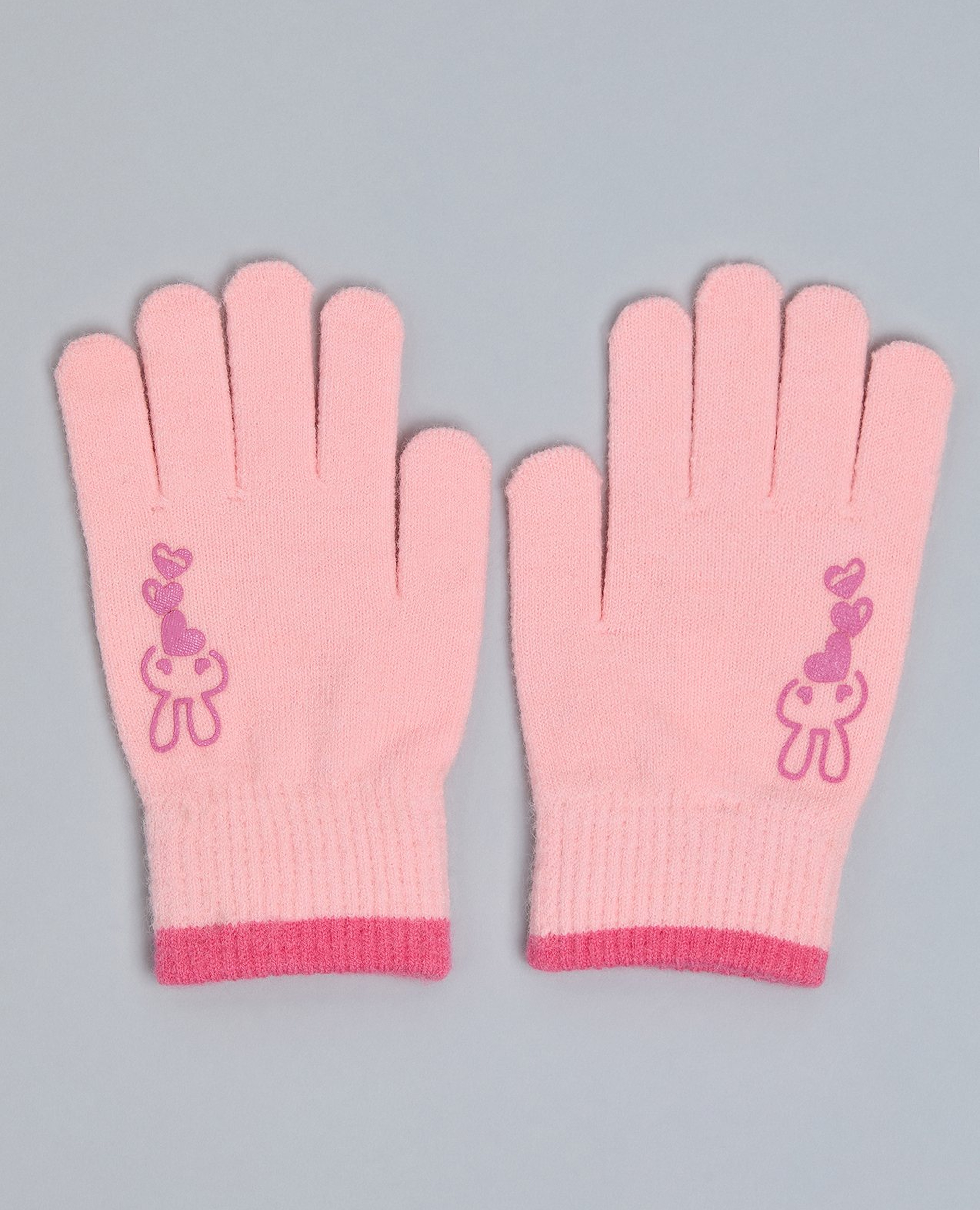 Printed Knitted Gloves