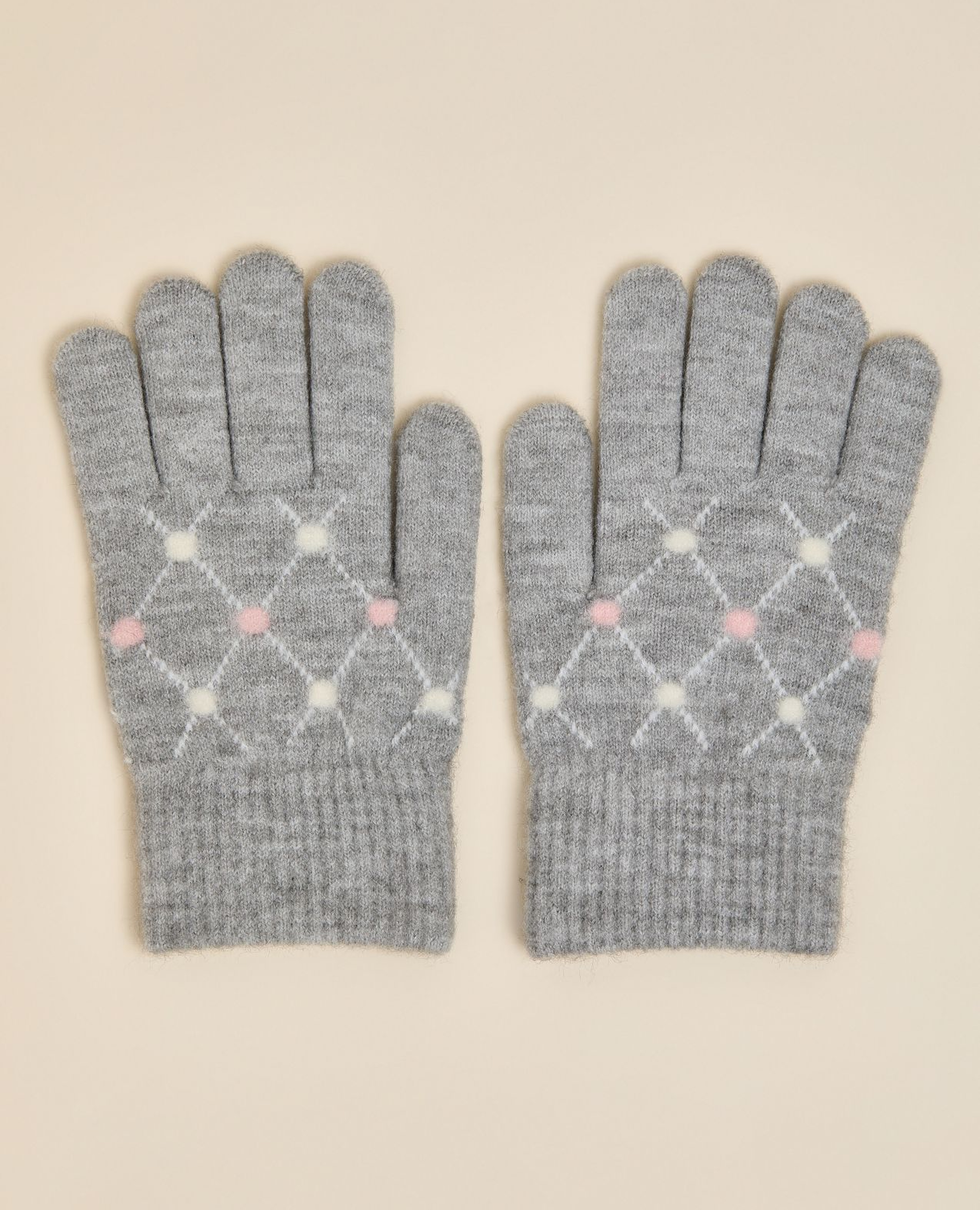 Patterned Knitted Gloves