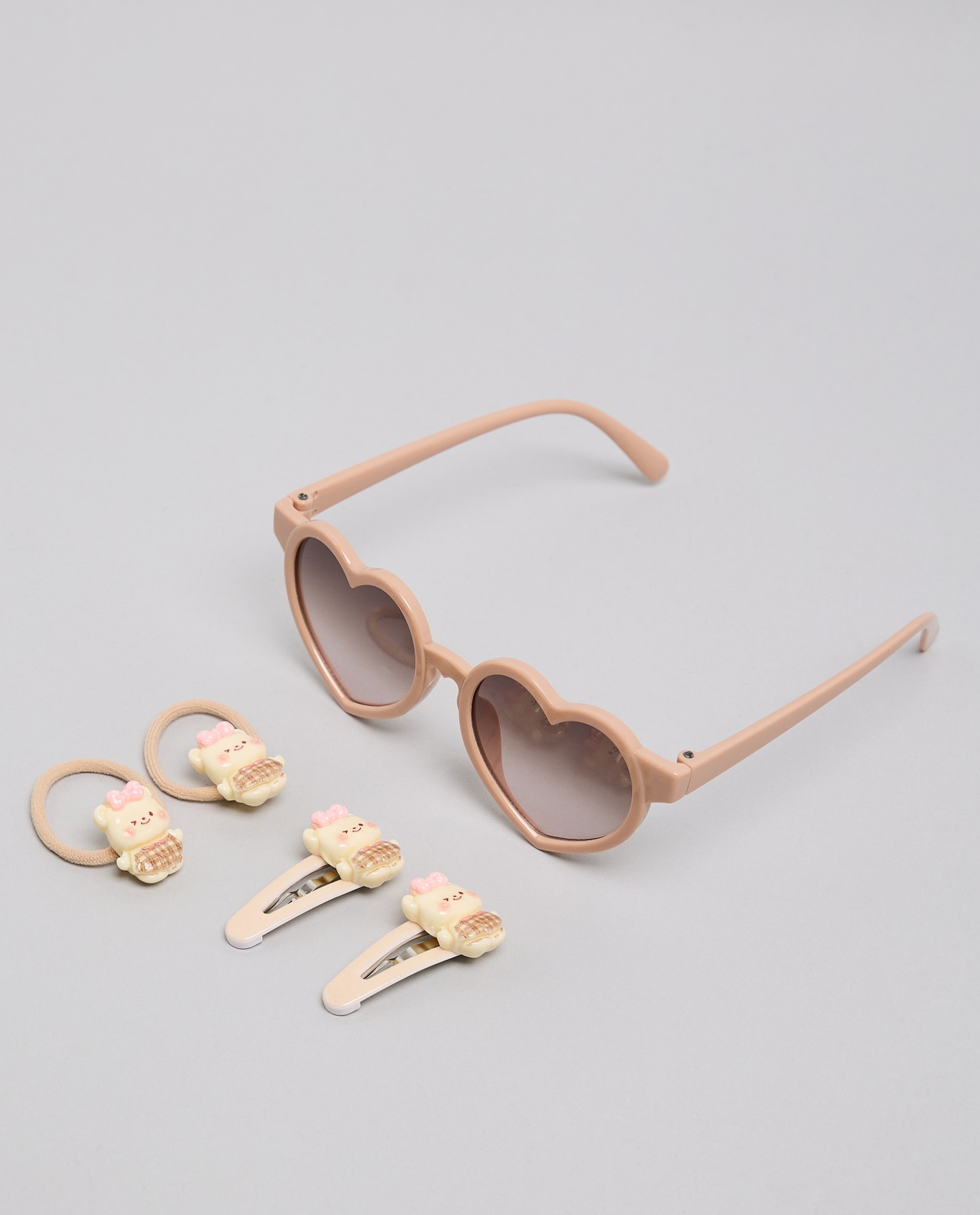 5 Piece Sunglasses and Hair Accessoories Set