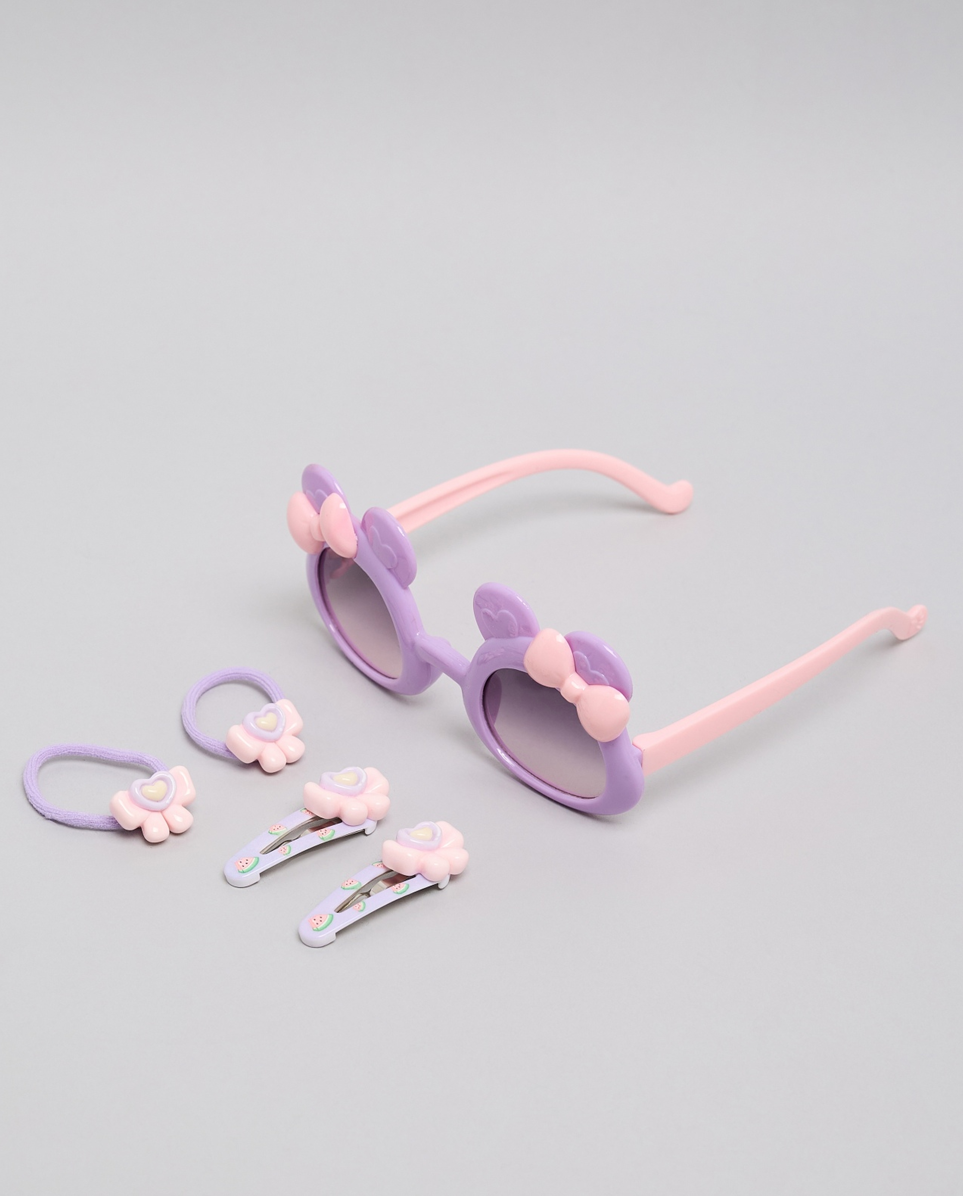 5 Piece Sunglasses and Hair Accessoories Set