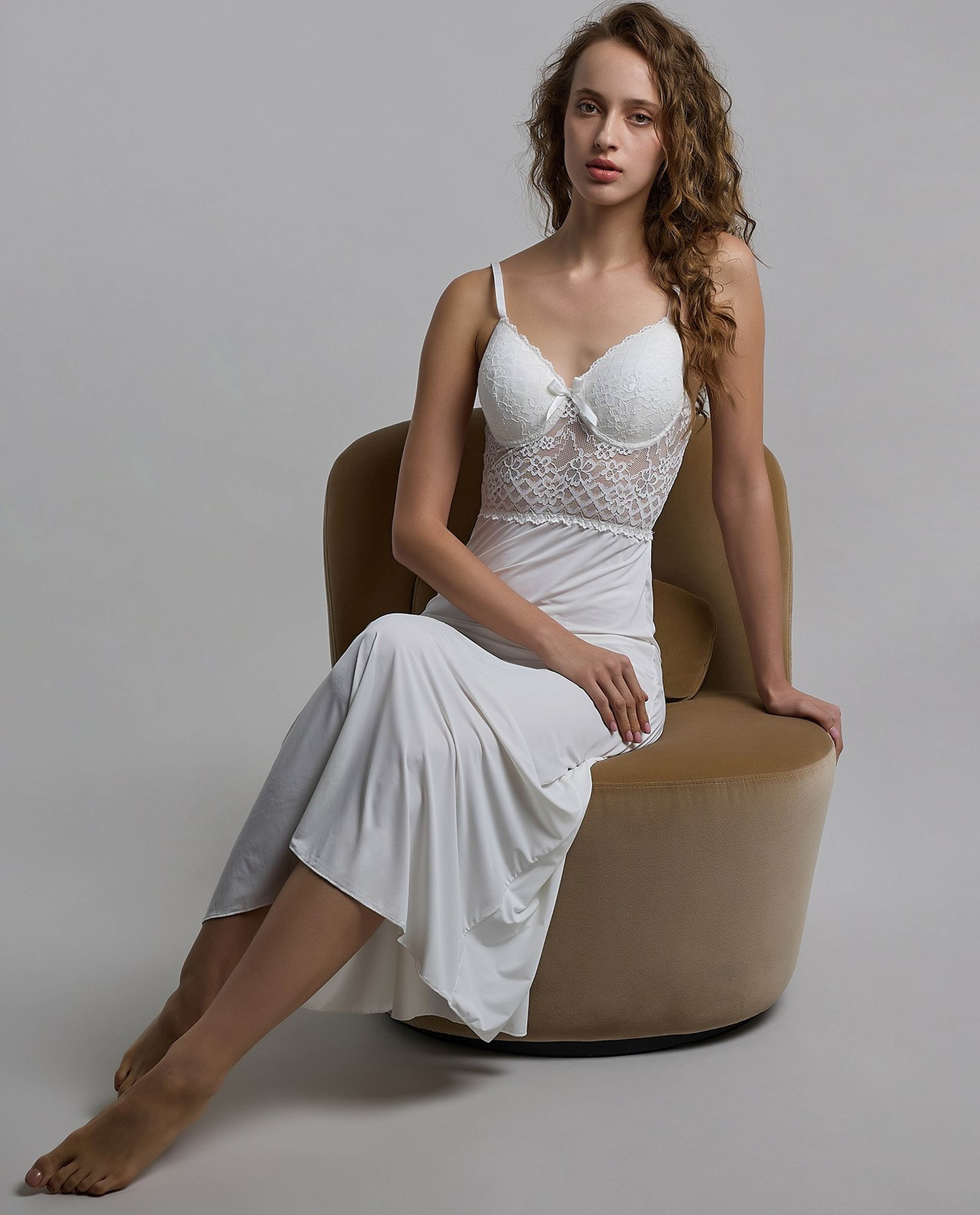 Solid Underwire Babydoll