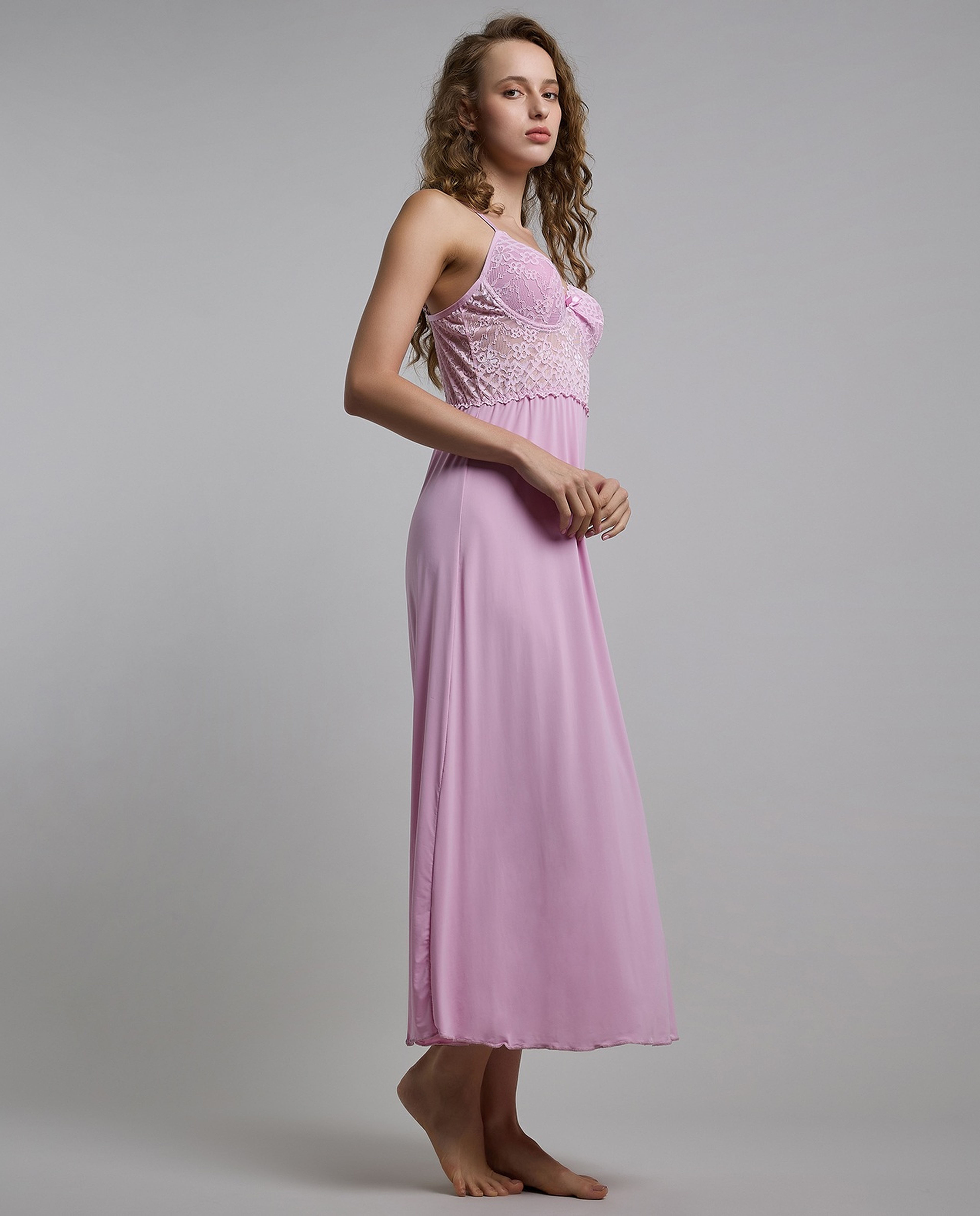 Solid Underwire Babydoll