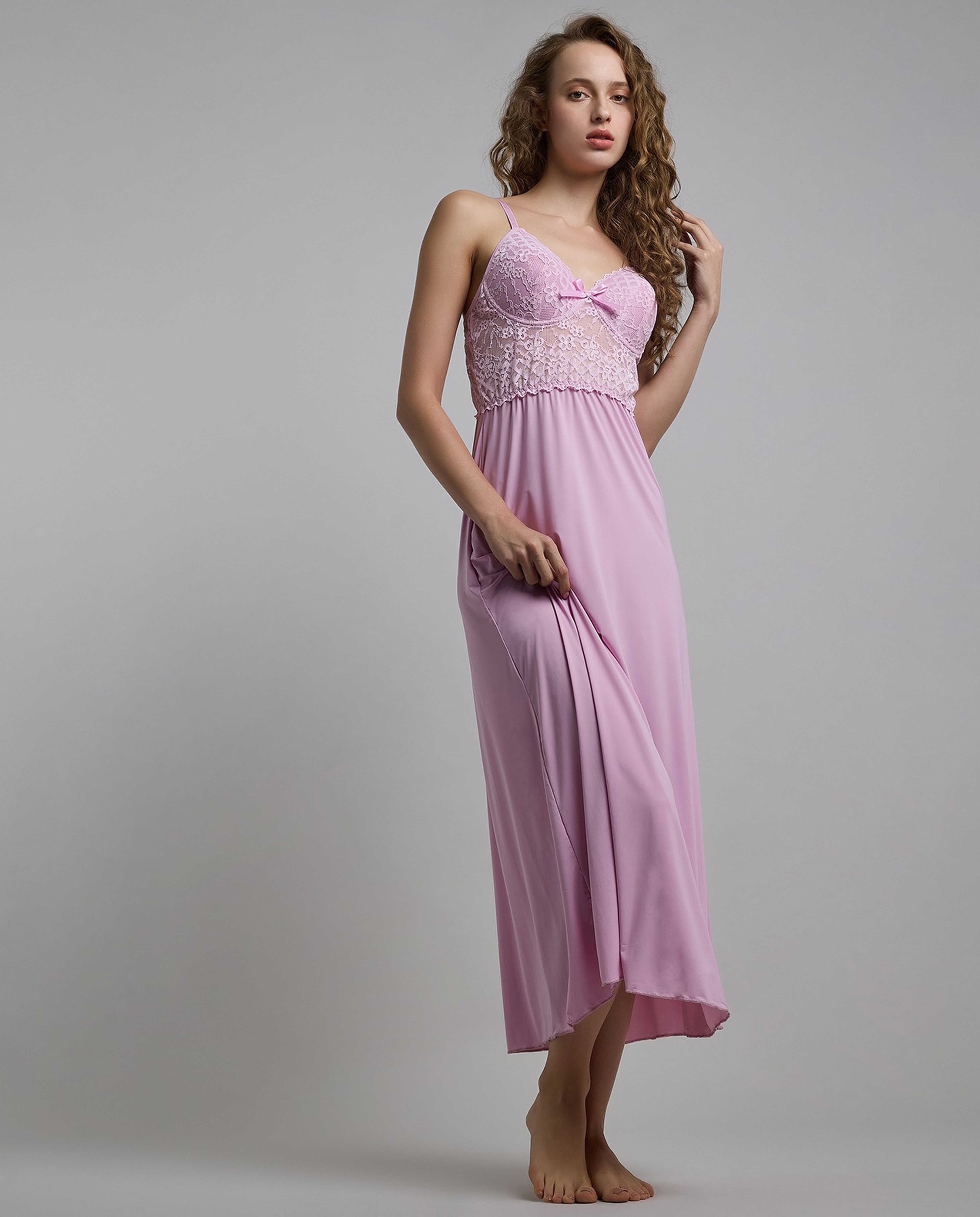 Solid Underwire Babydoll