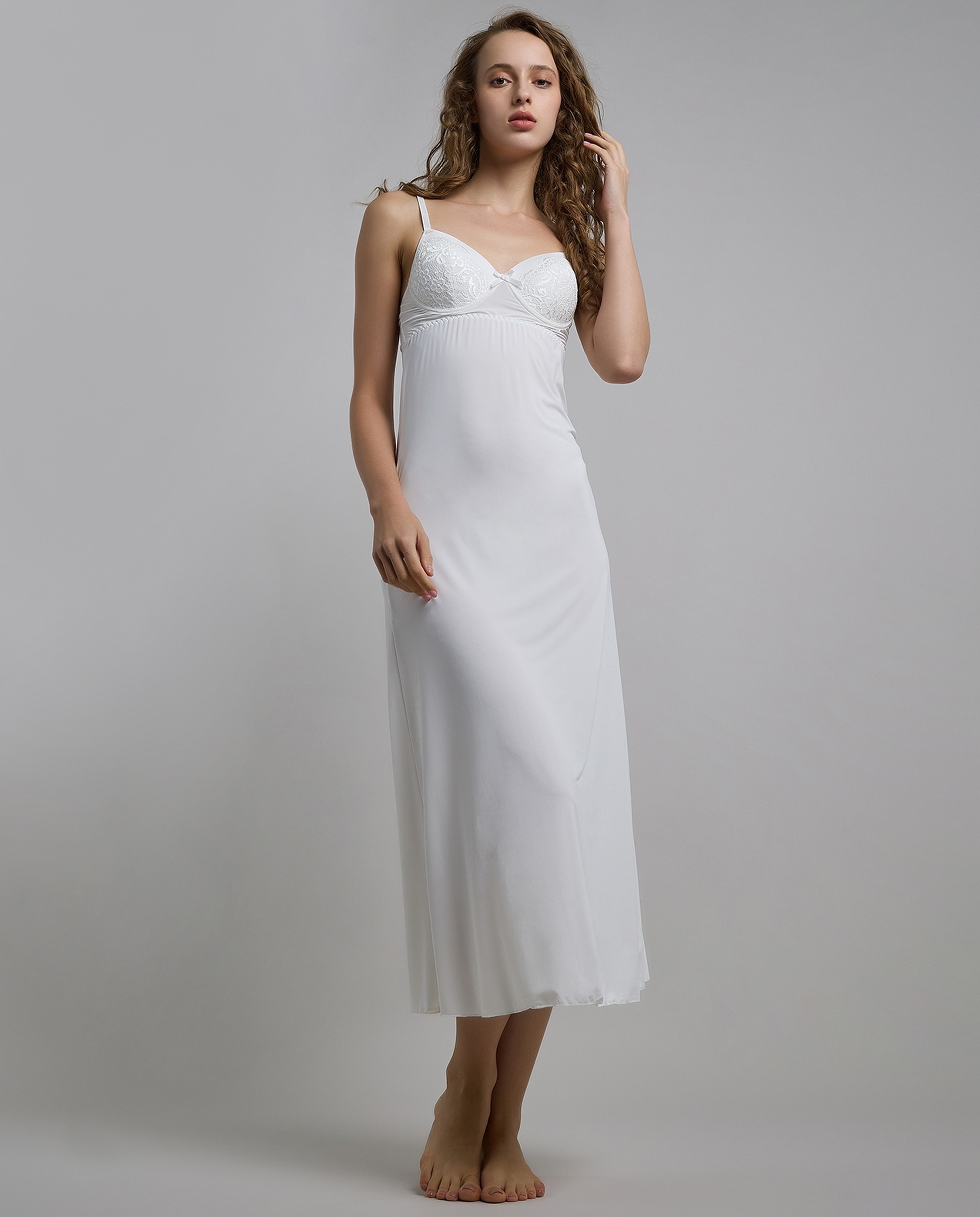 Solid Underwire Babydoll