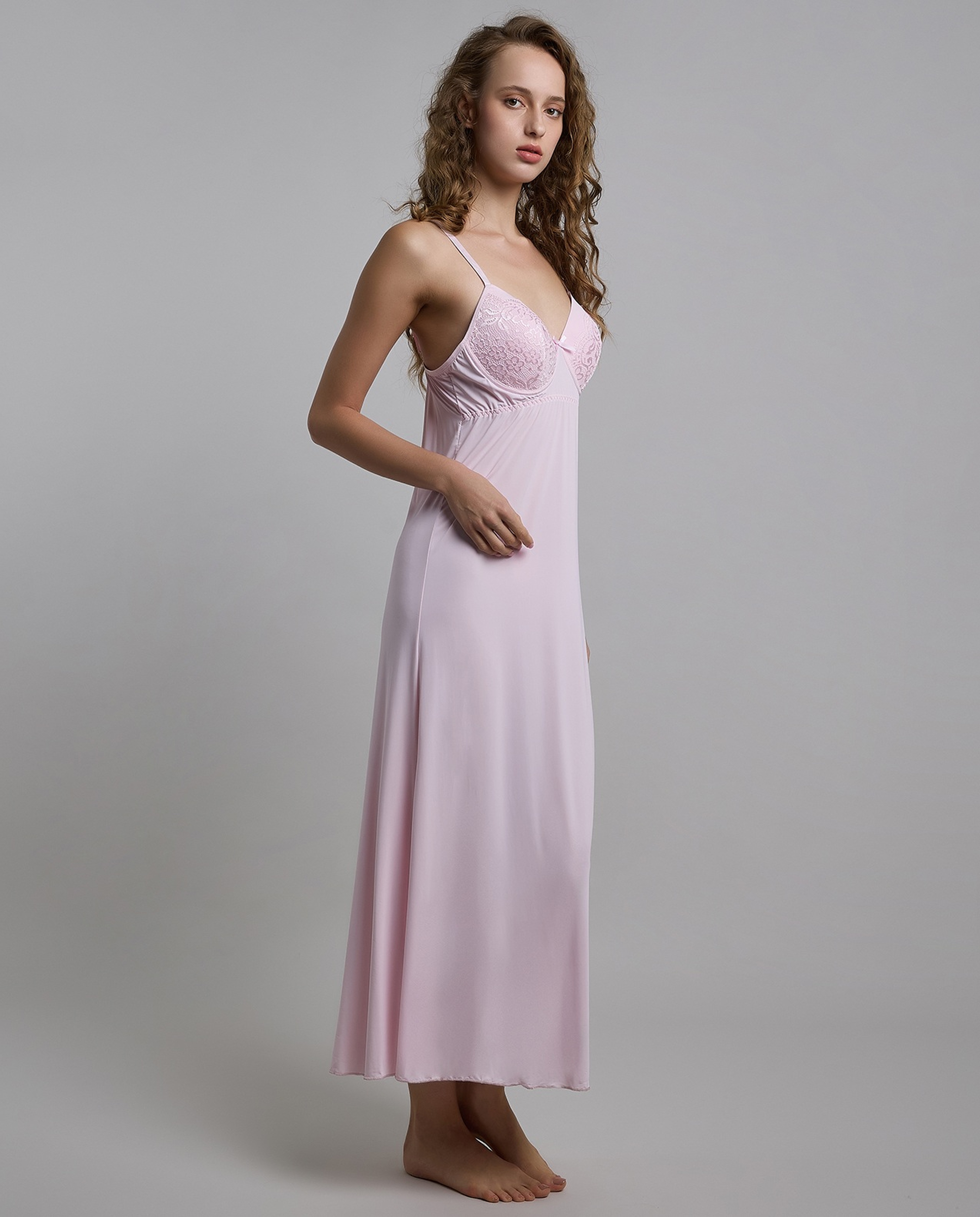 Solid Underwire Babydoll