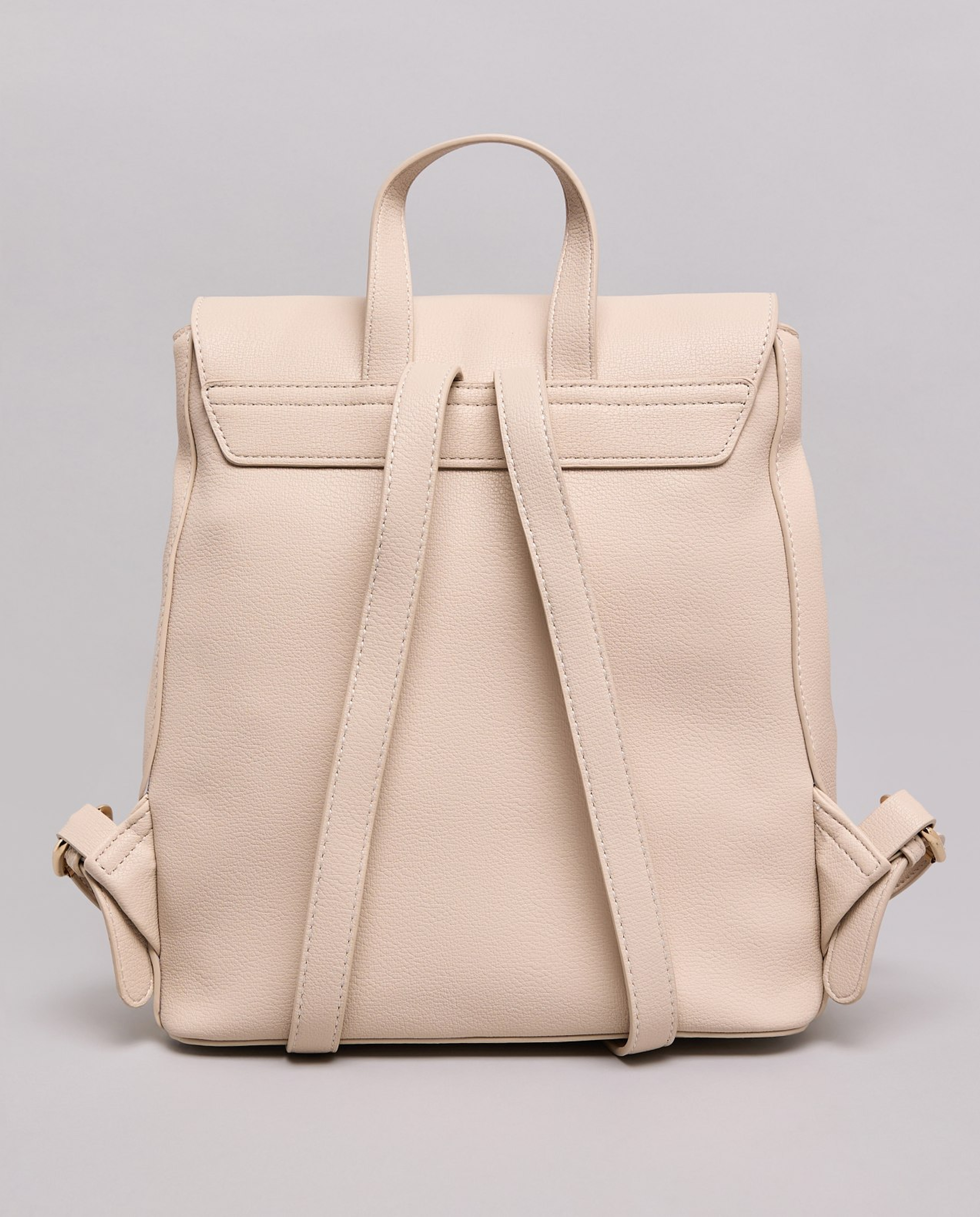 Textured Flap Backpack