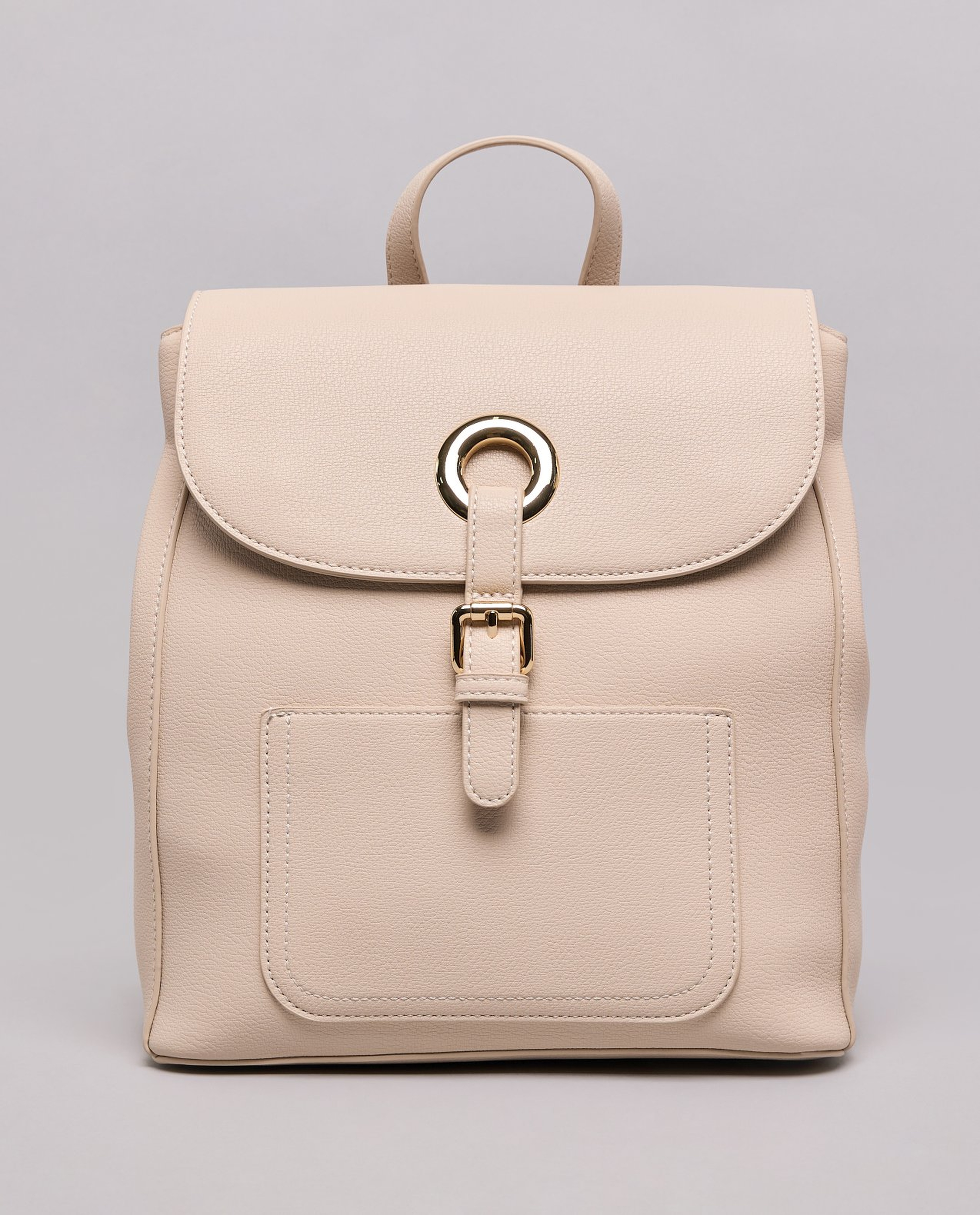 Textured Flap Backpack