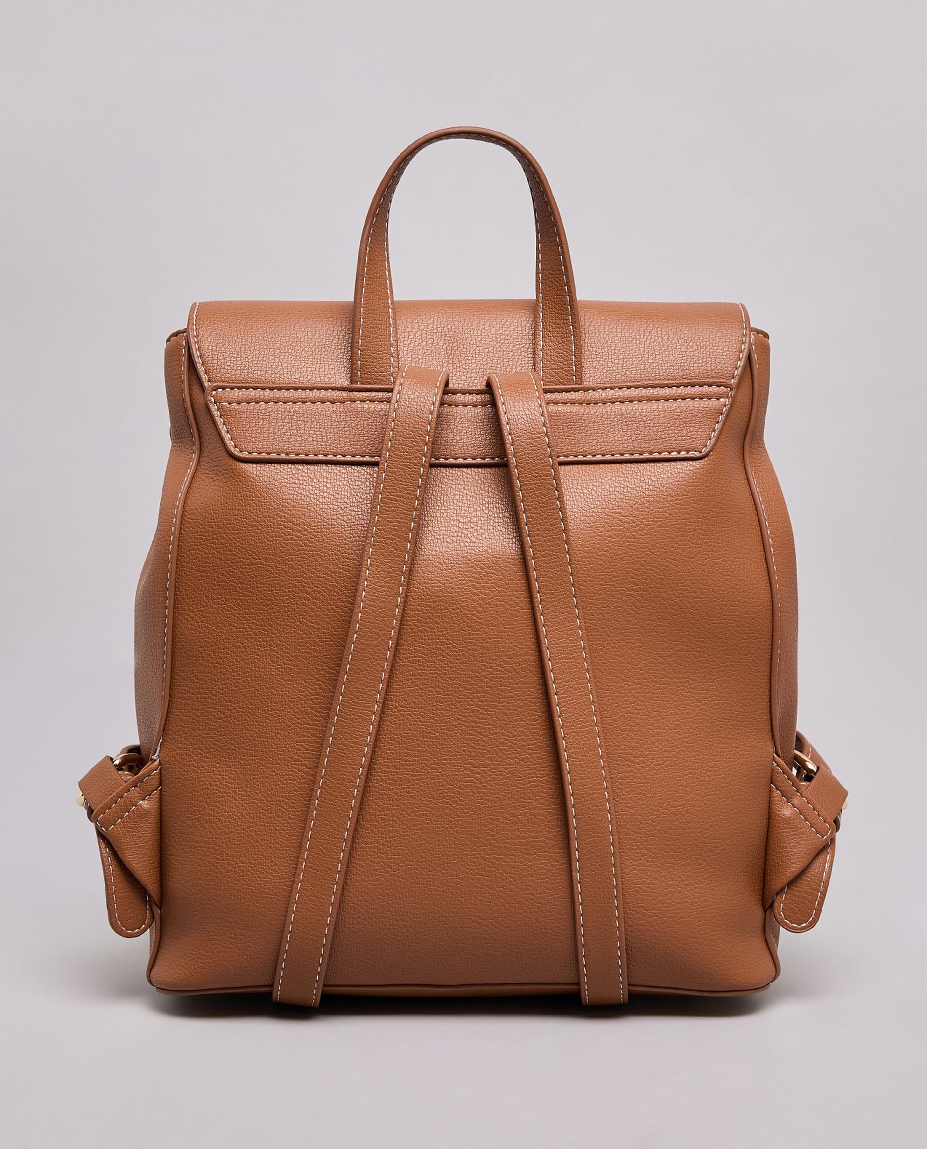 Textured Flap Backpack