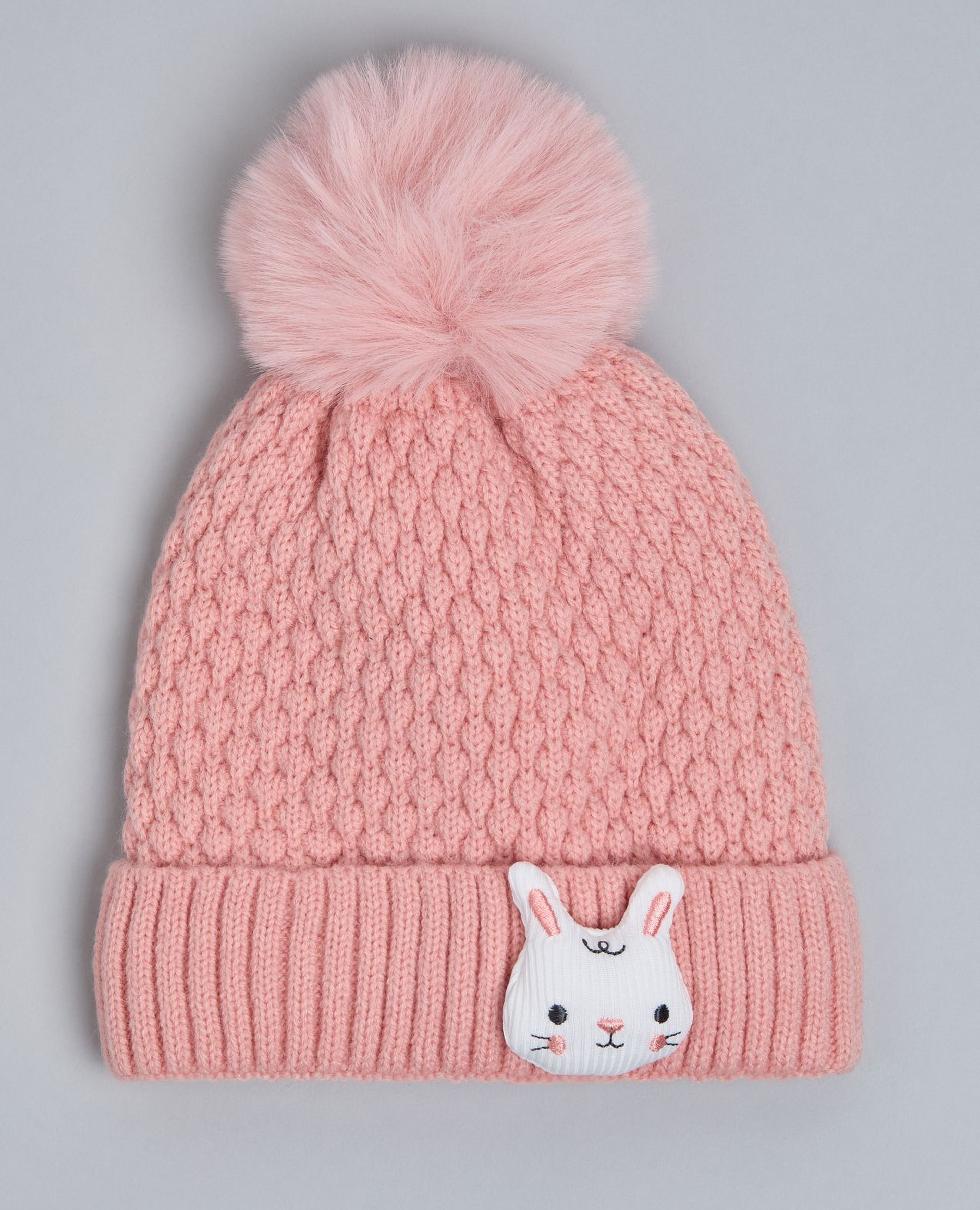 Knitted Beanie with Pom-Pom