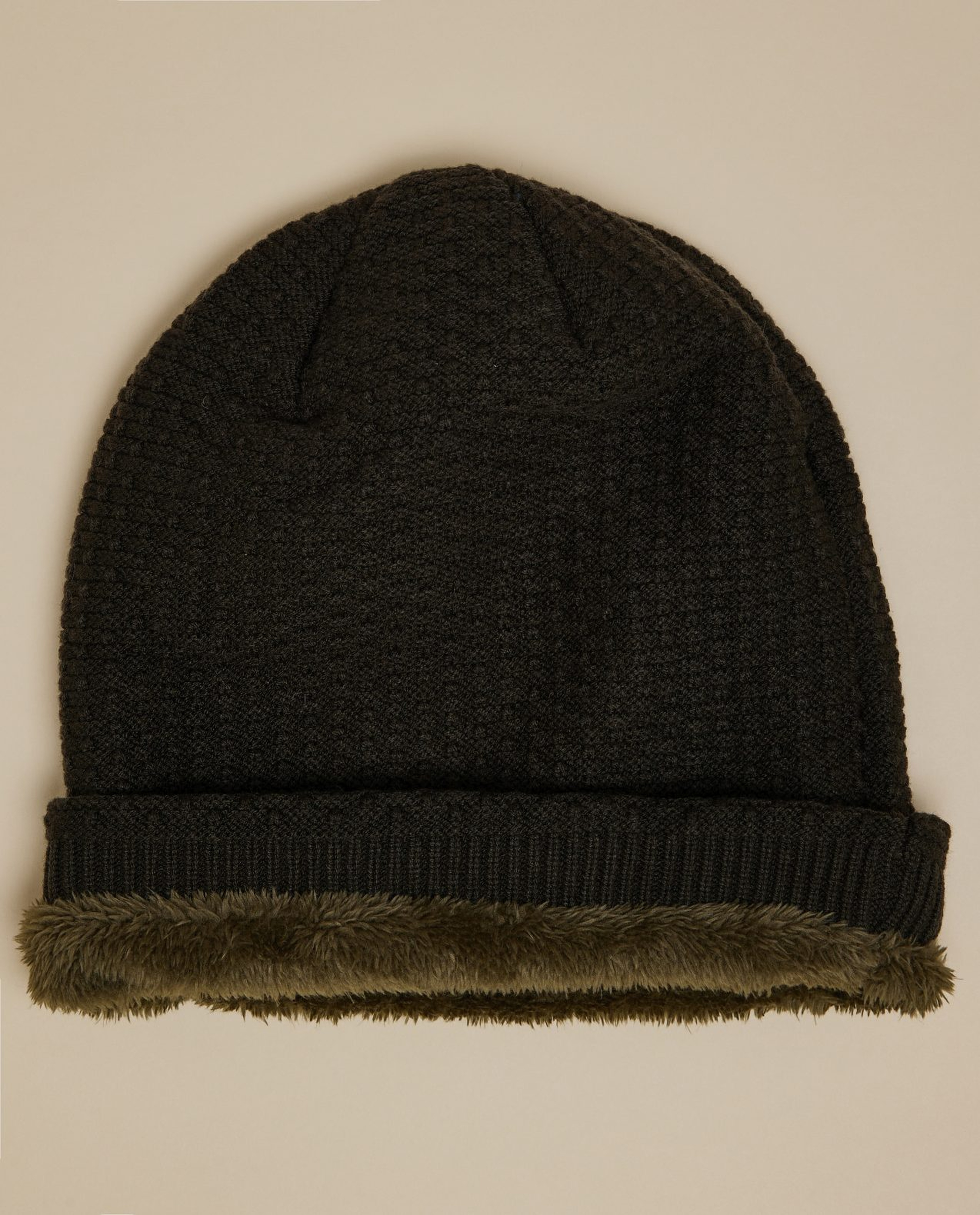 Textured Foldover Beanie