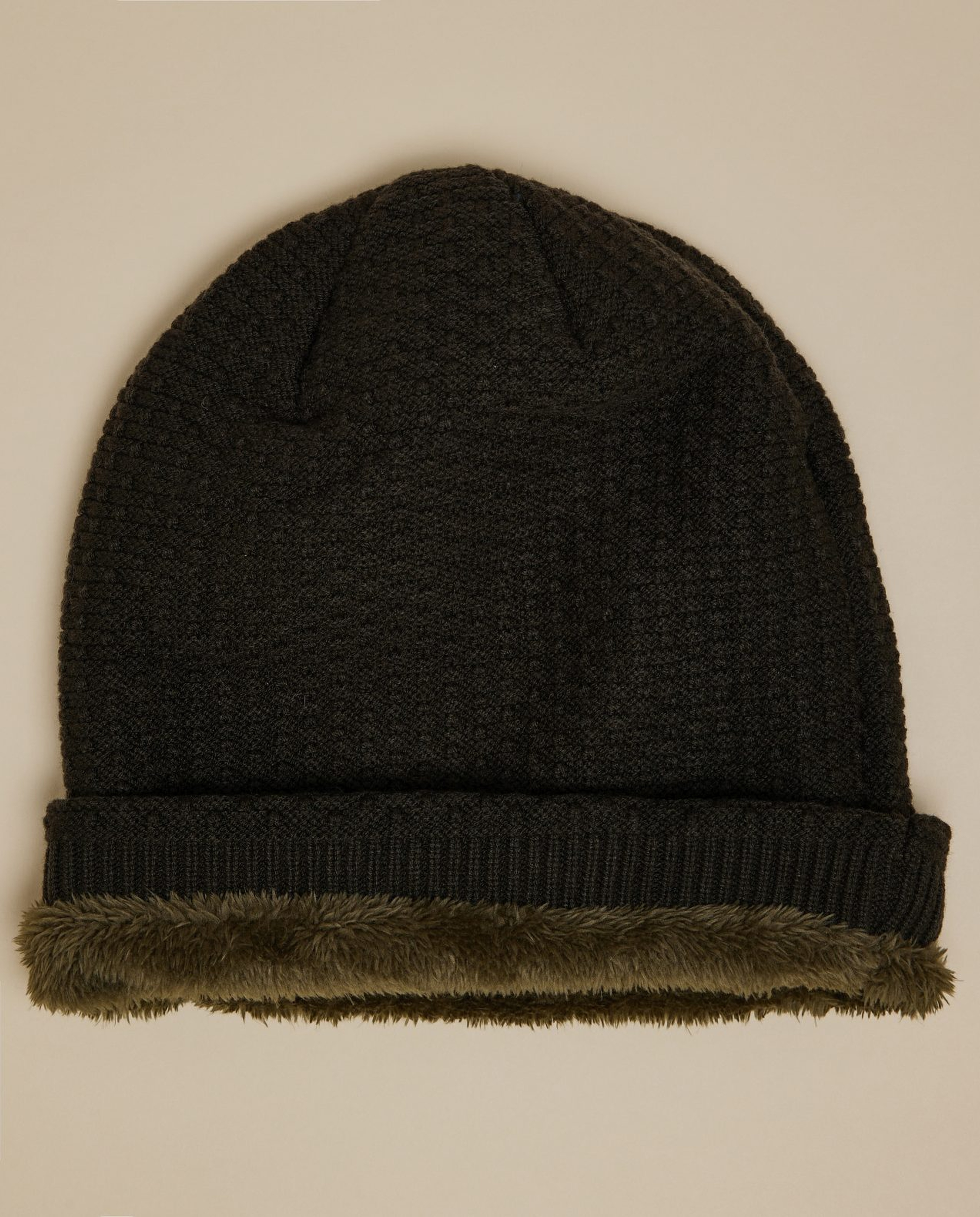 Textured Foldover Beanie