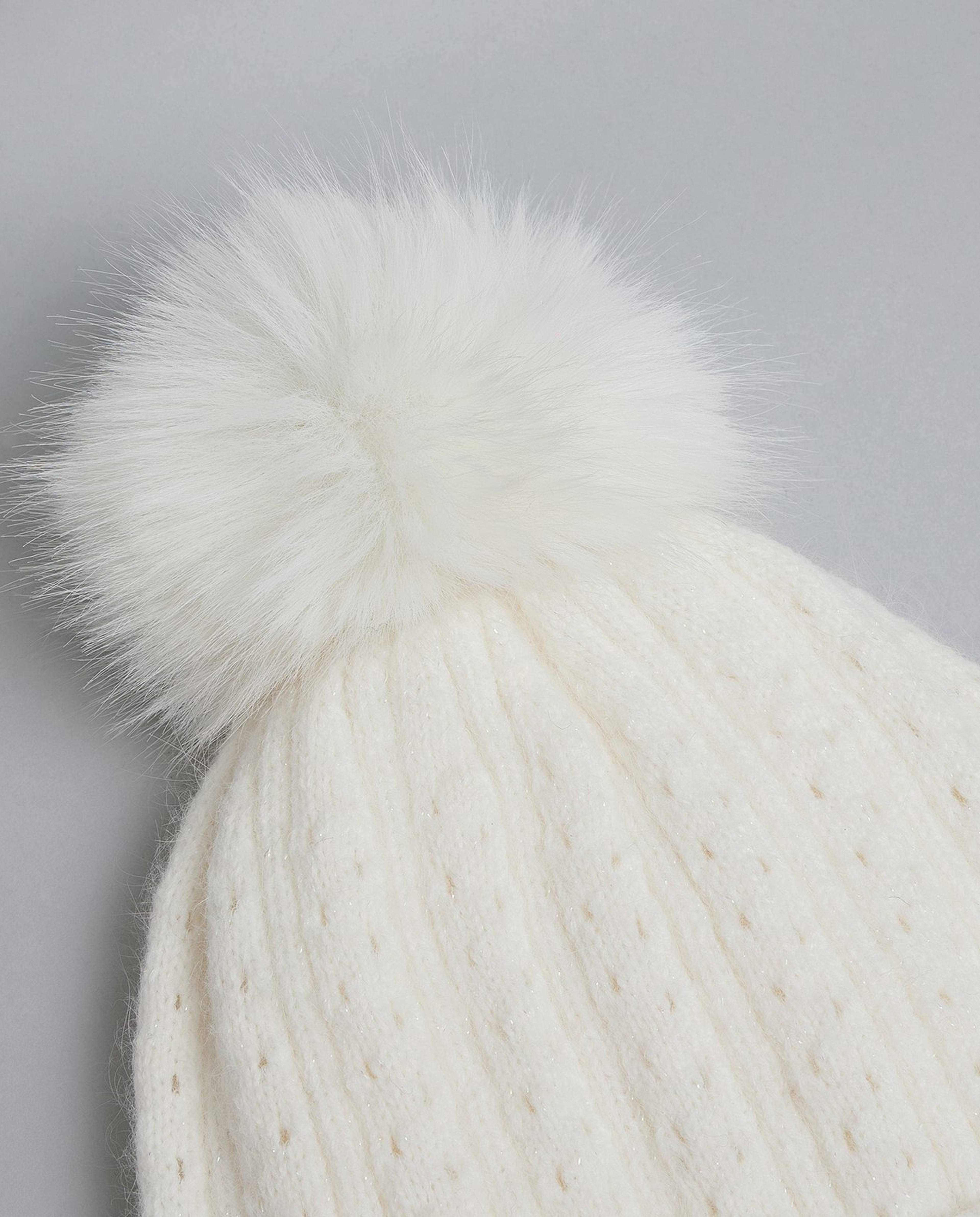 Knitted Beanie with Pom-Pom