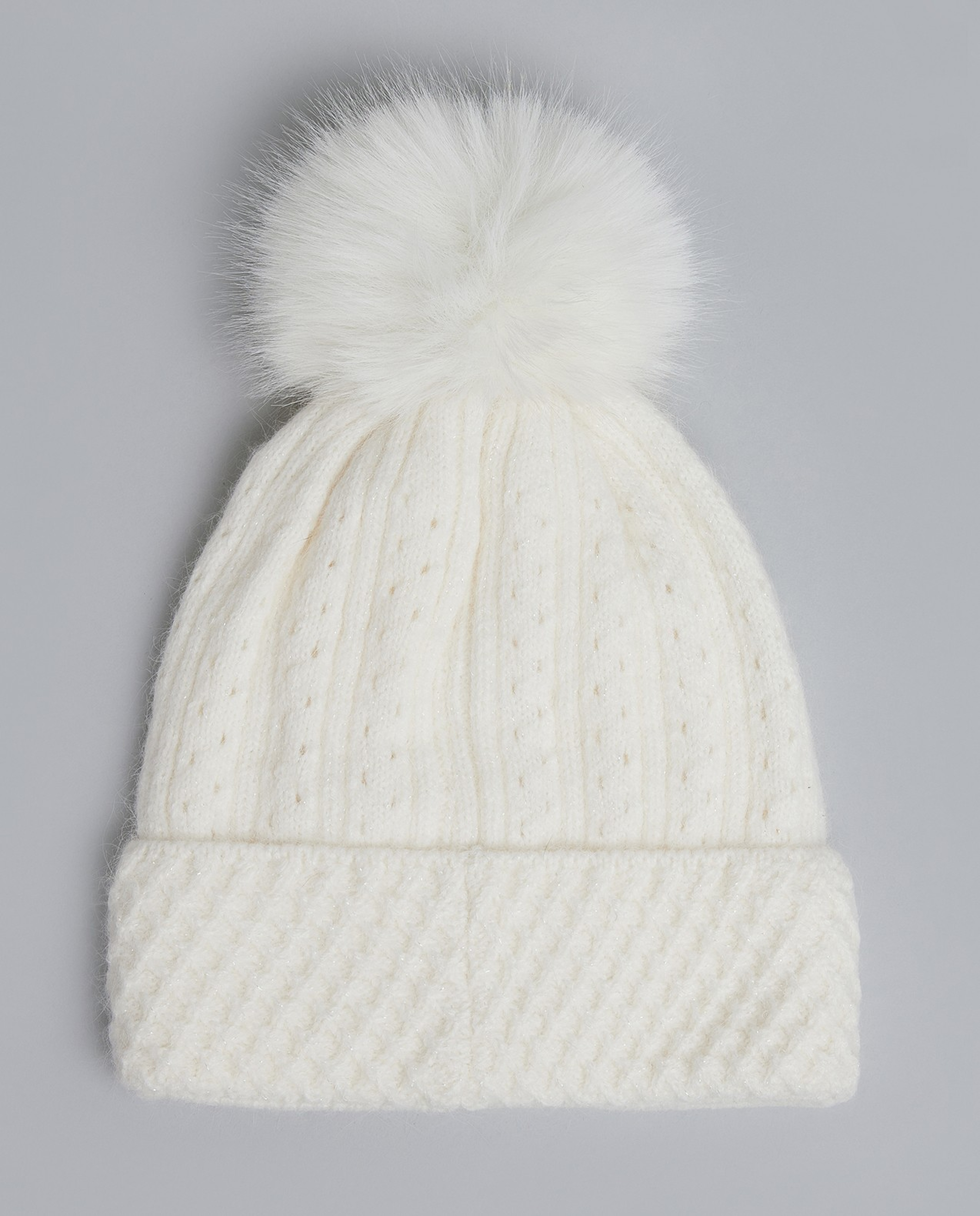 Knitted Beanie with Pom-Pom