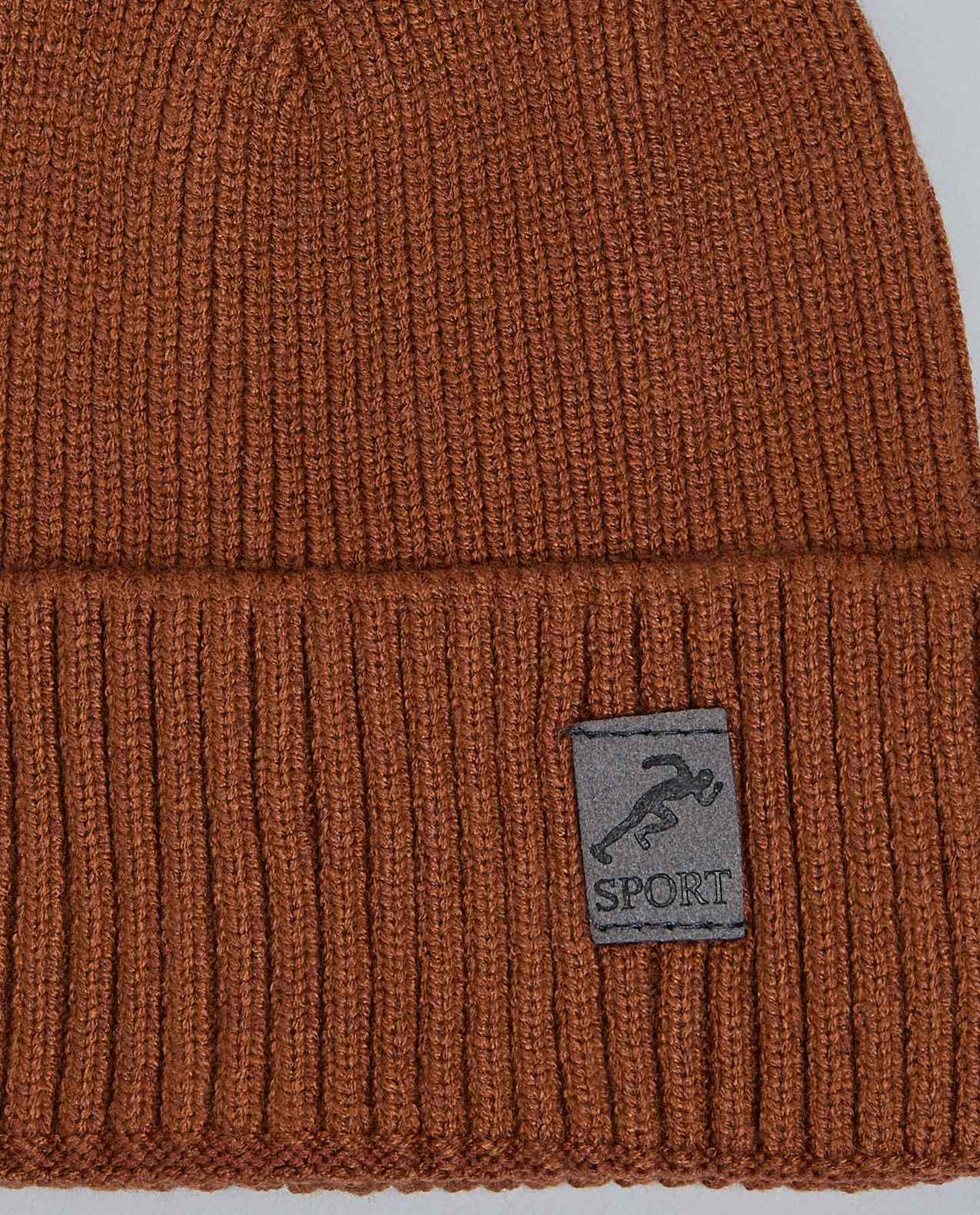 Ribbed Foldover Beanie