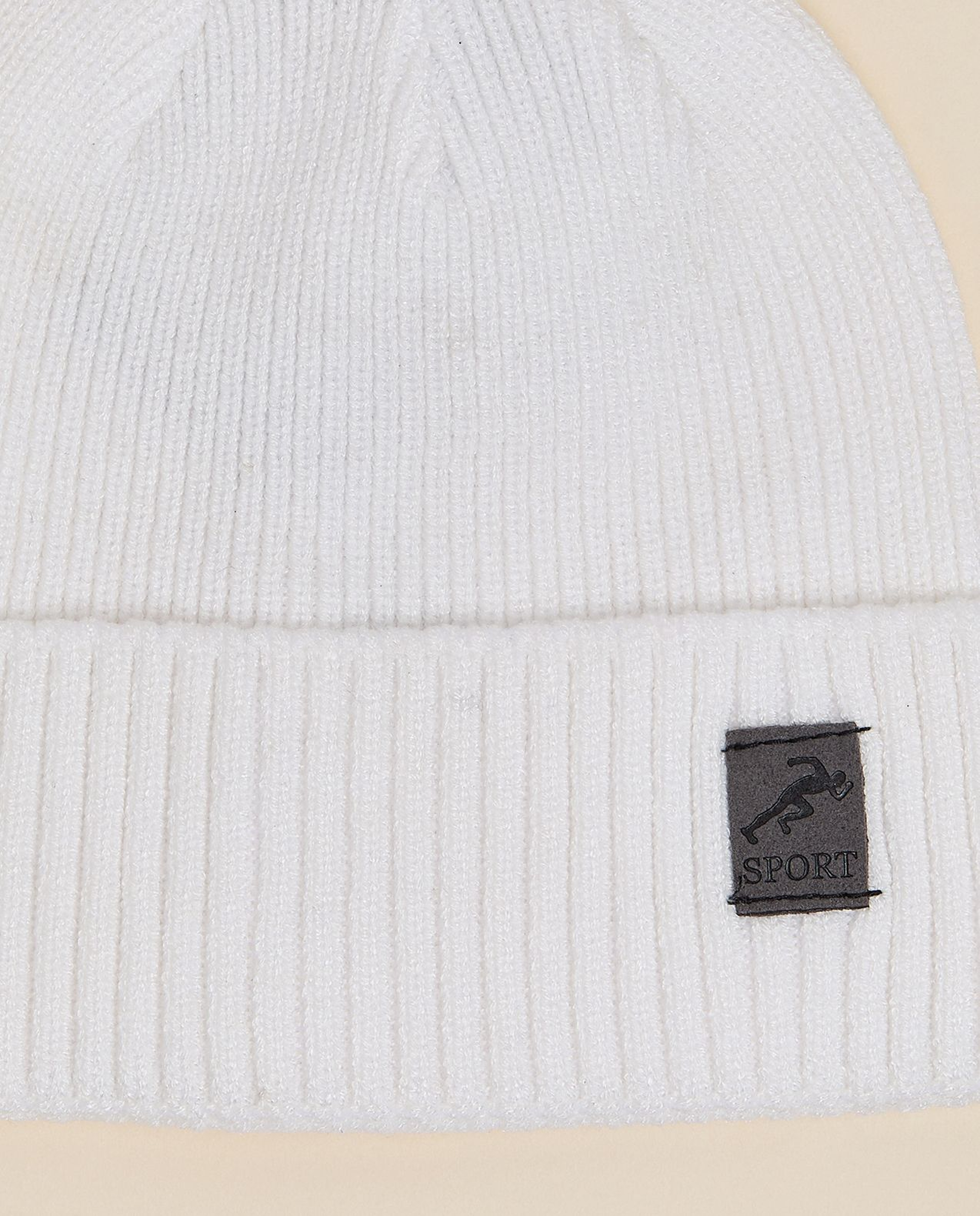 Ribbed Foldover Beanie