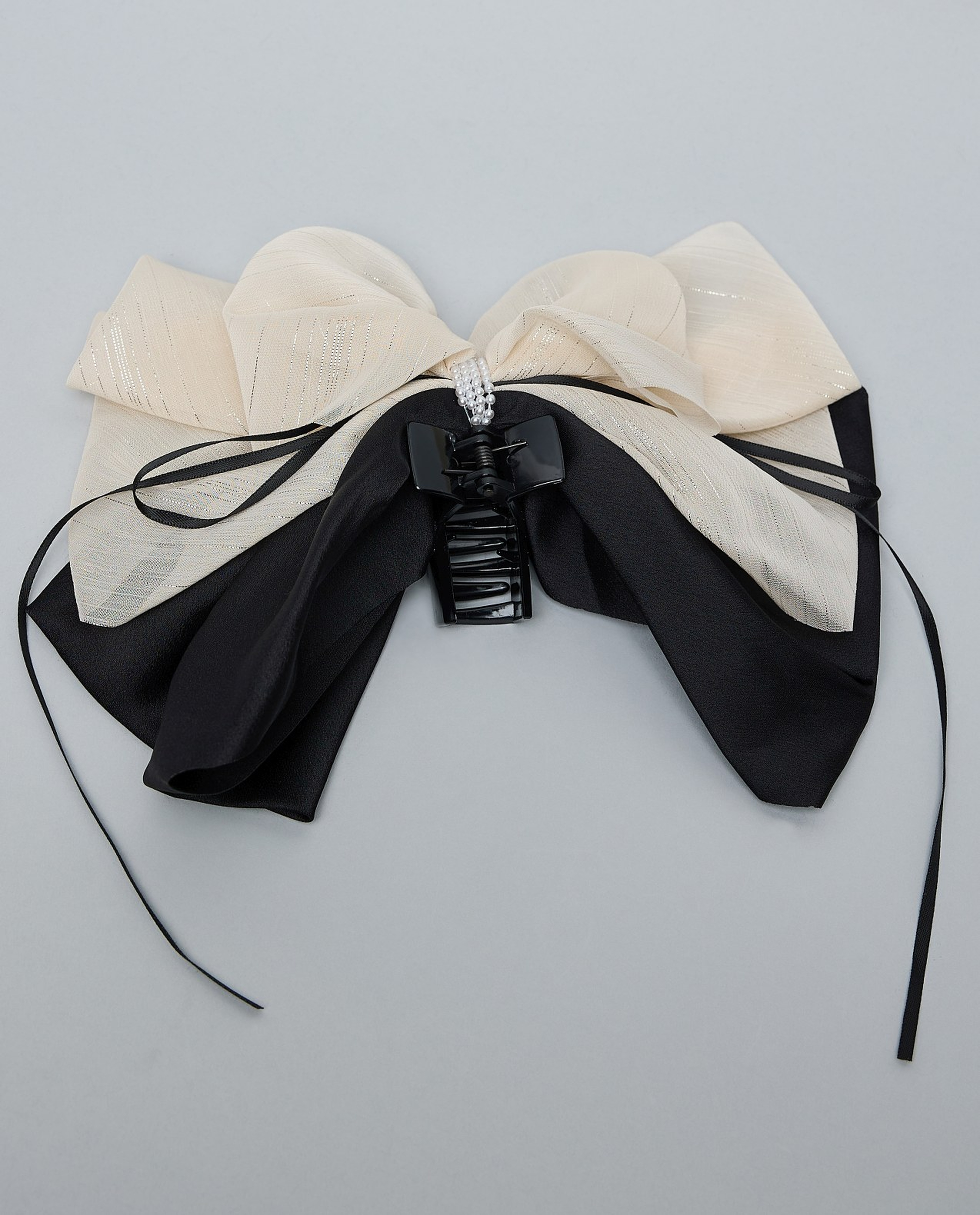 2 Tone Bow Hair Clip