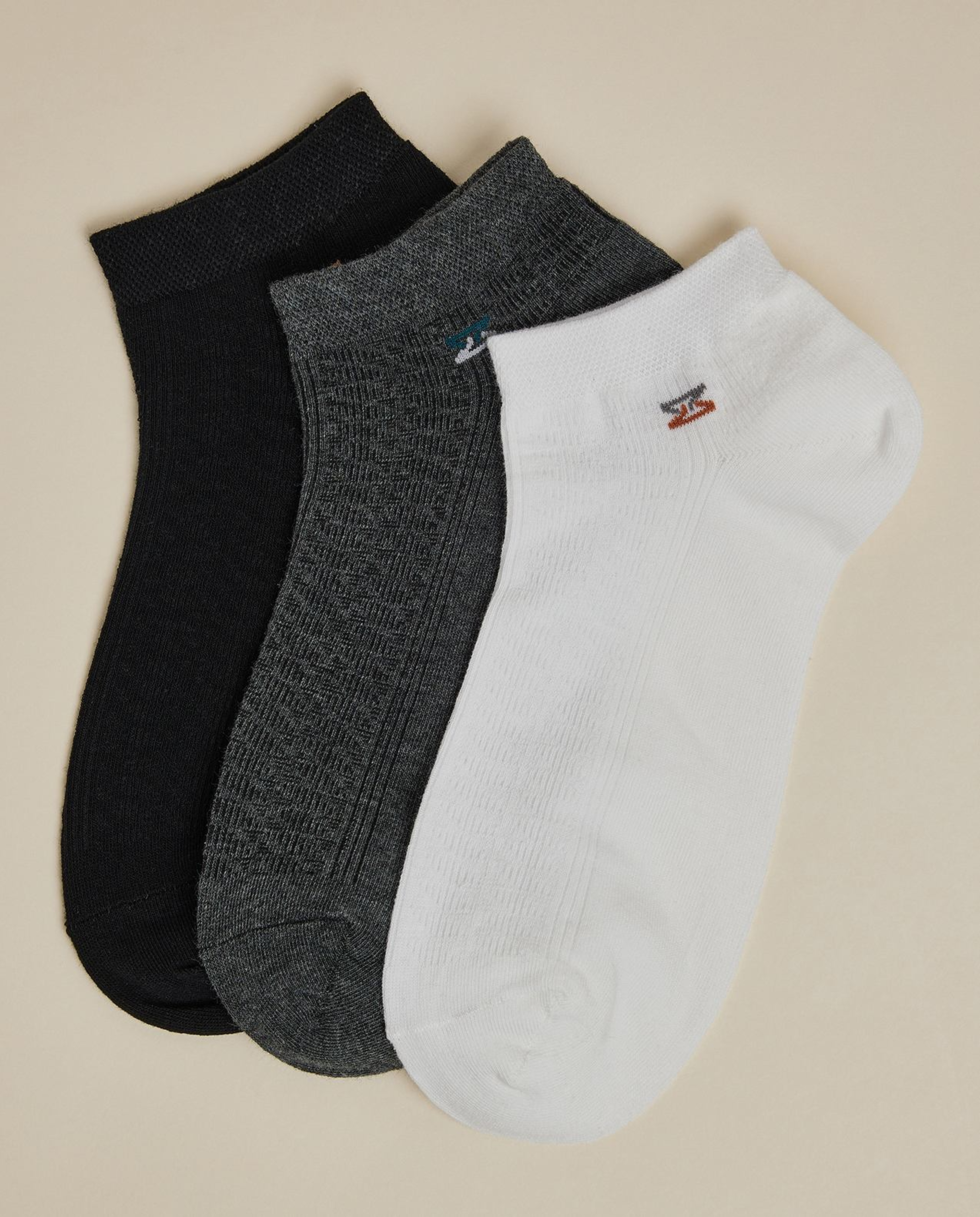 3 Pack Ankle Socks