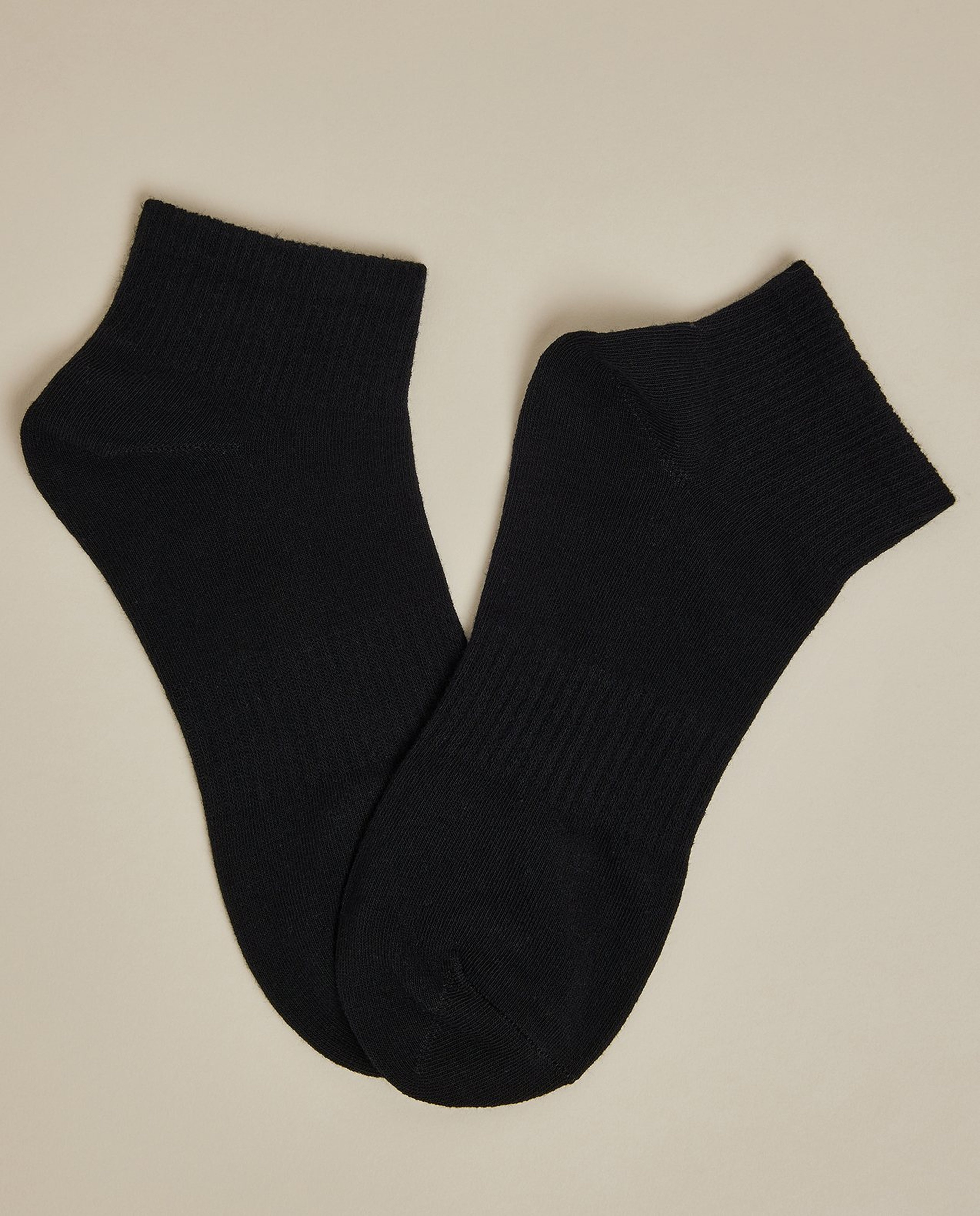 3 Pack Solid Ankle Socks
