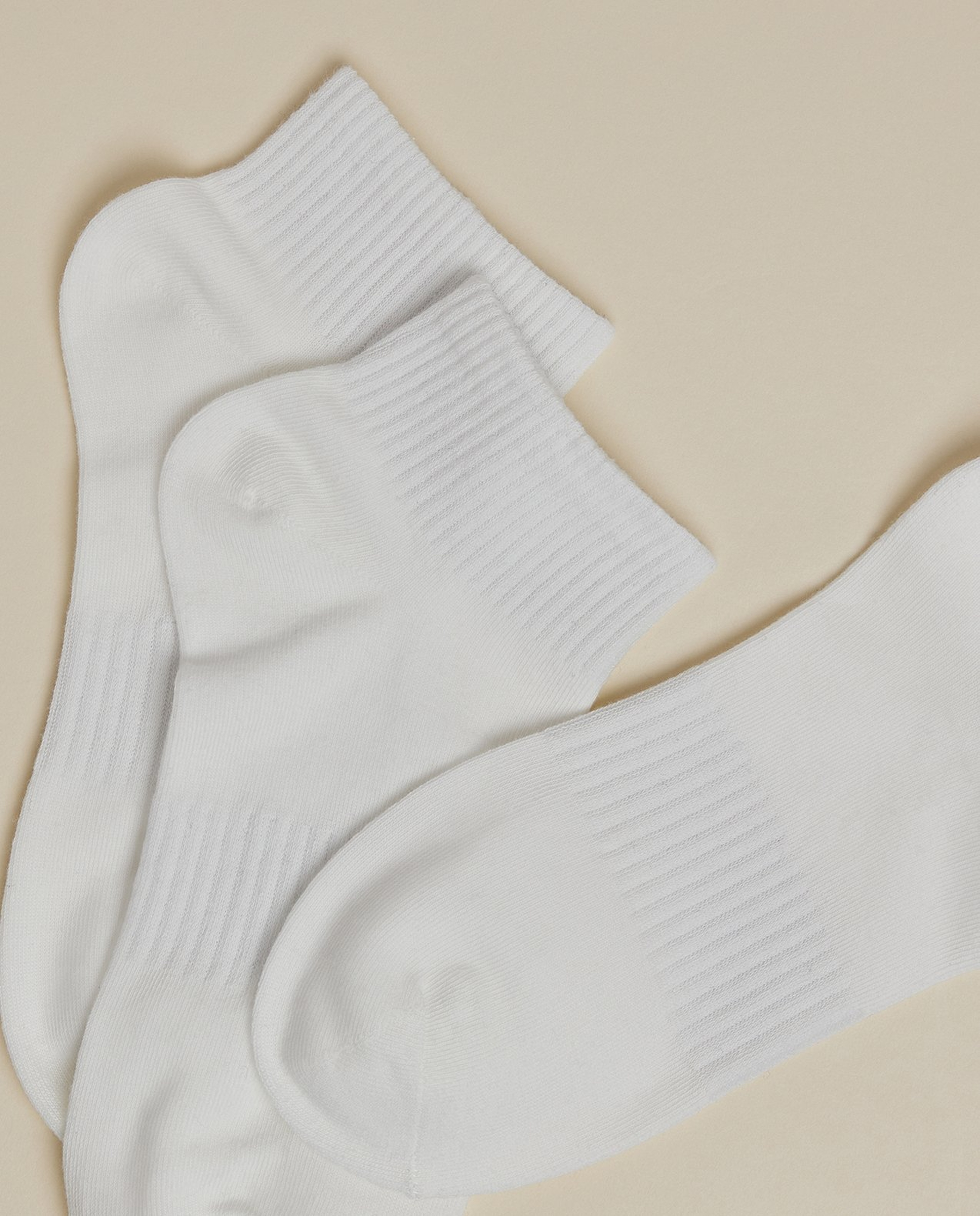 3 Pack Solid Ankle Socks