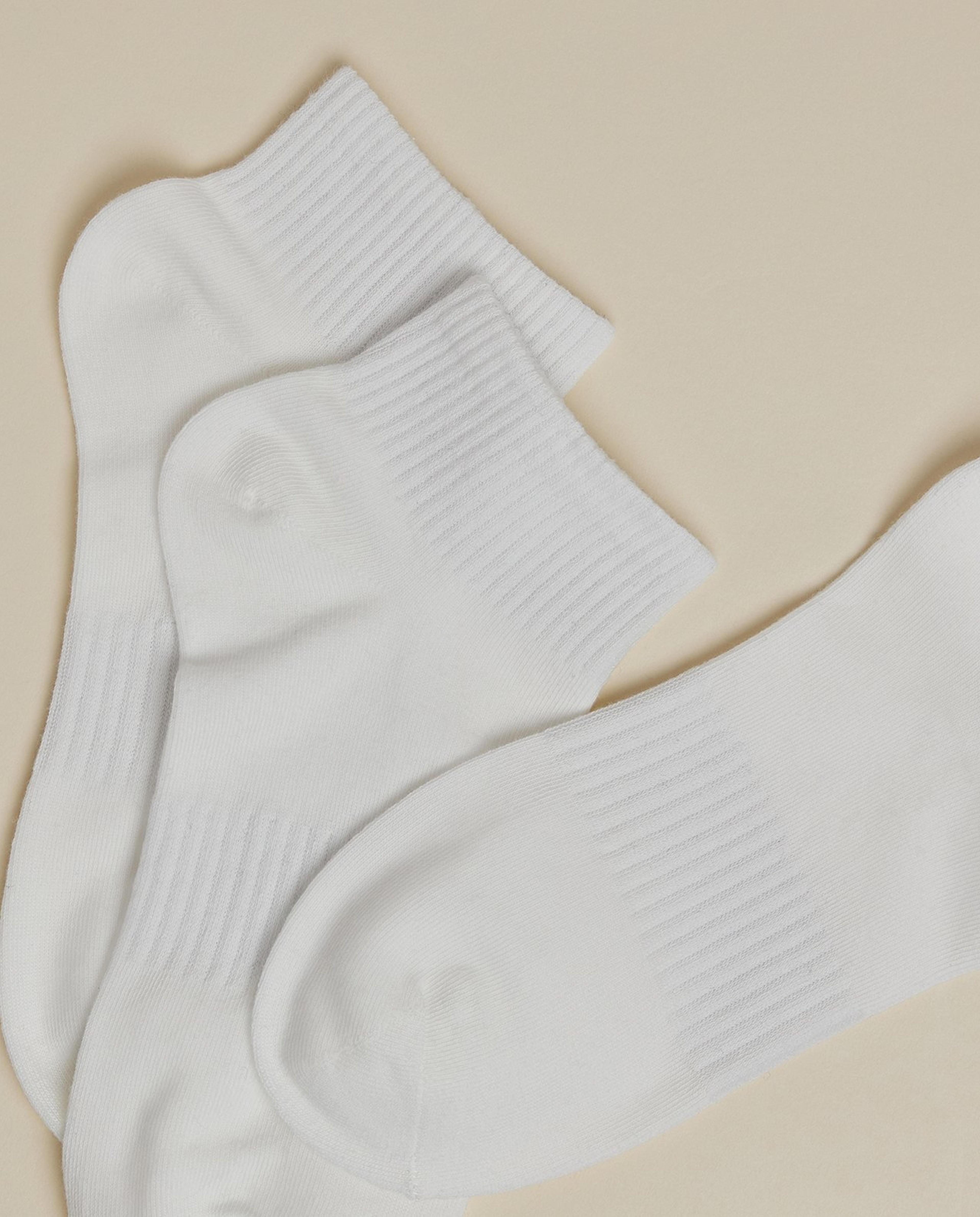 3 Pack Solid Ankle Socks