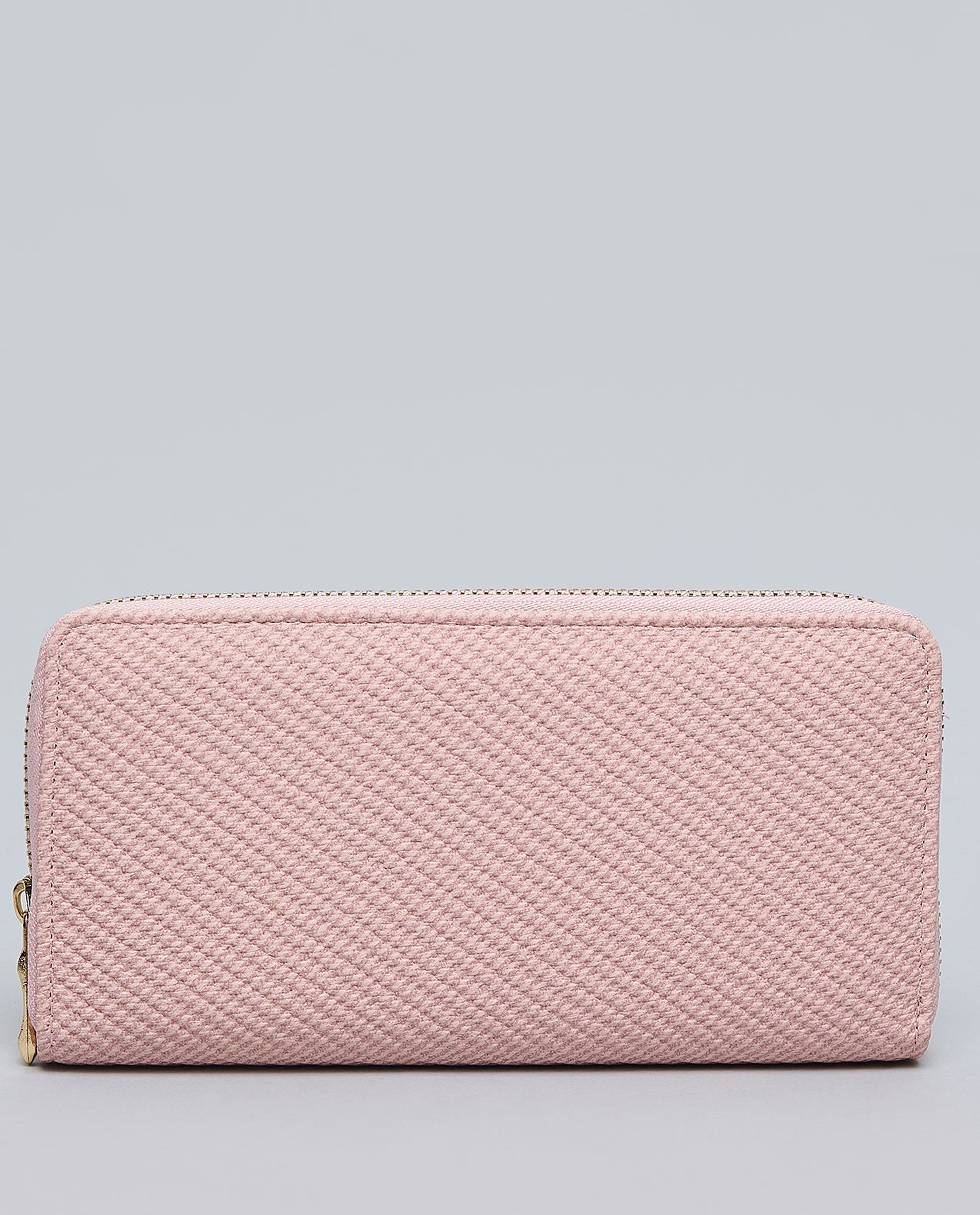 Textured Long Wallet