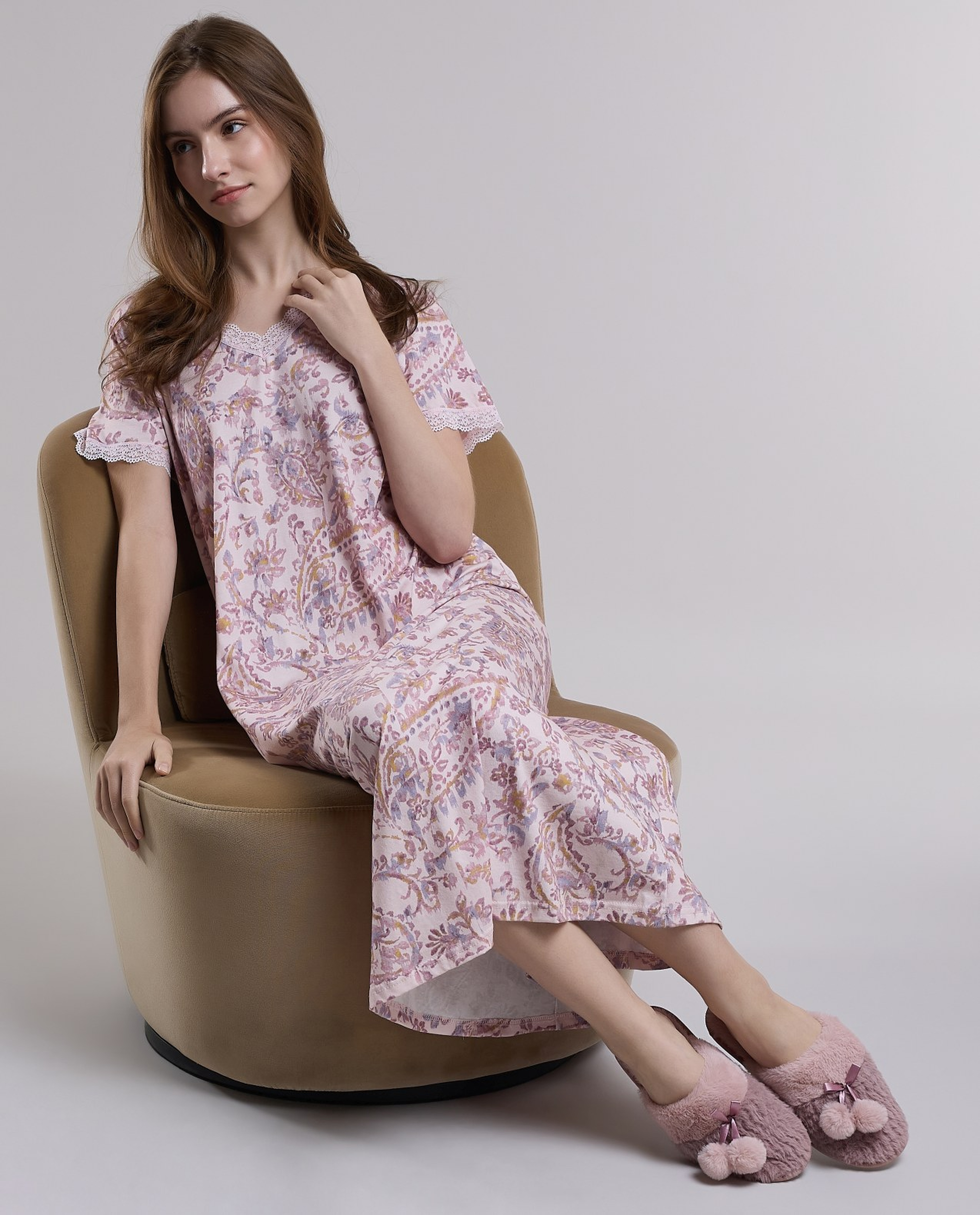 Paisley Print Nightdress