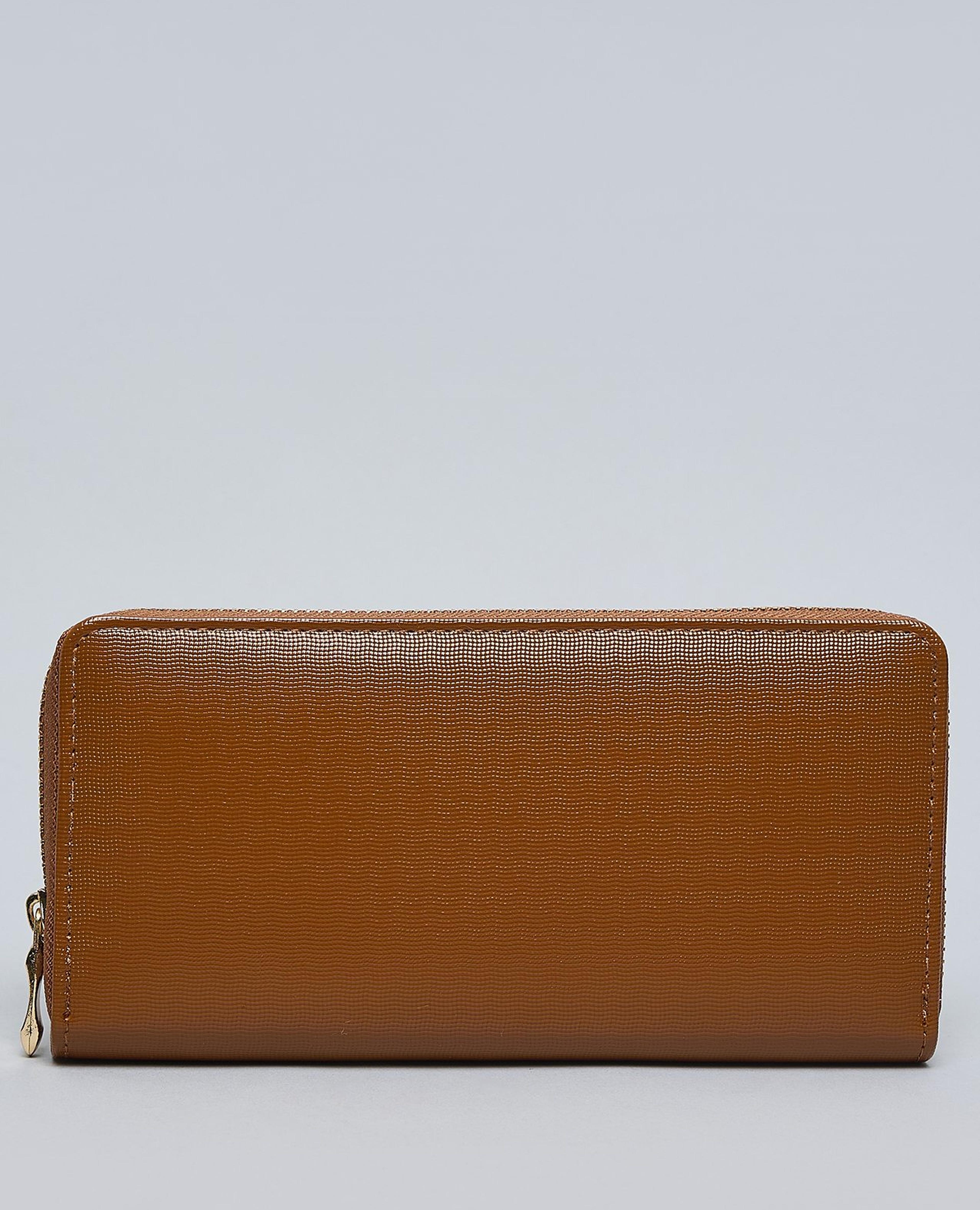 Textured Long Wallet