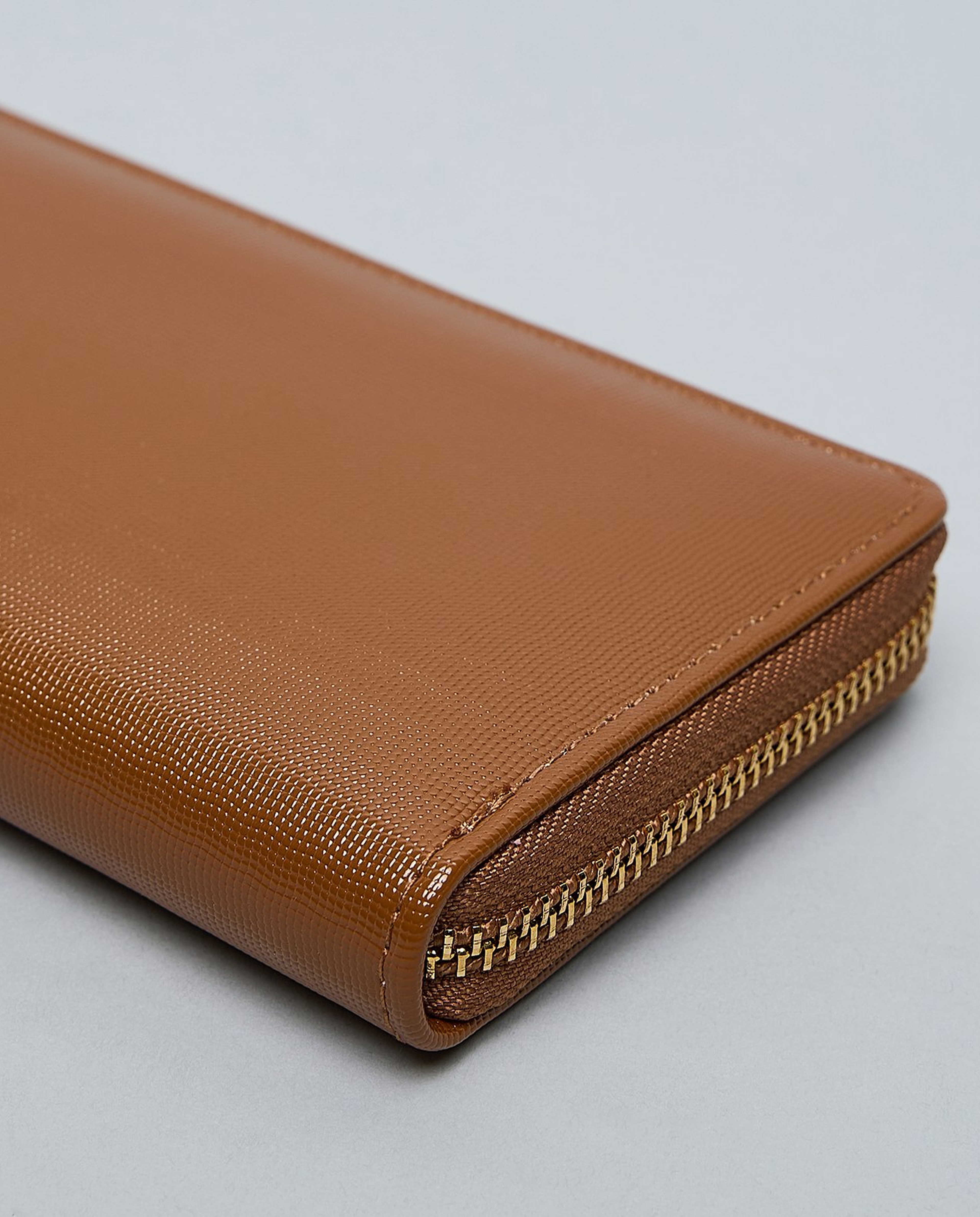 Textured Long Wallet