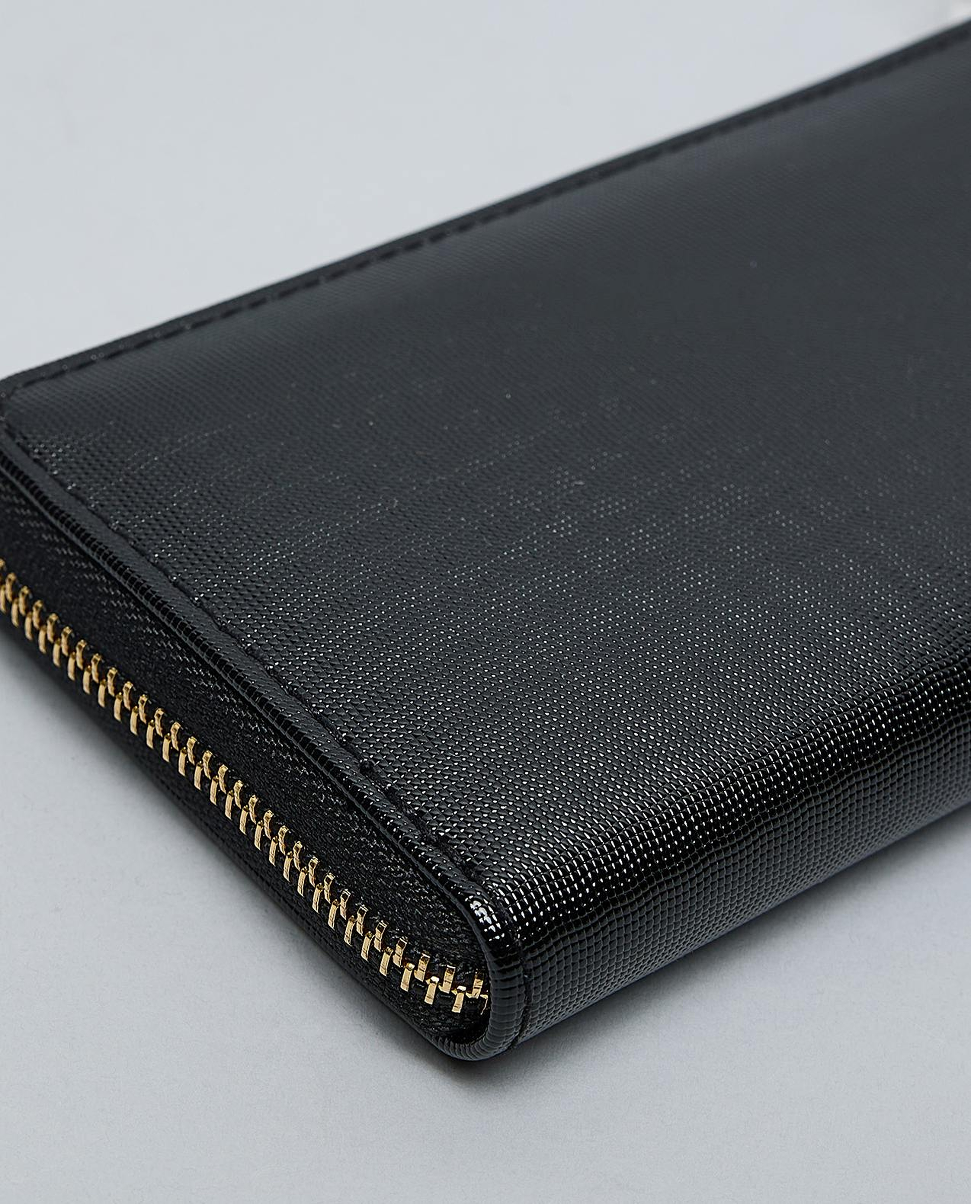 Textured Long Wallet