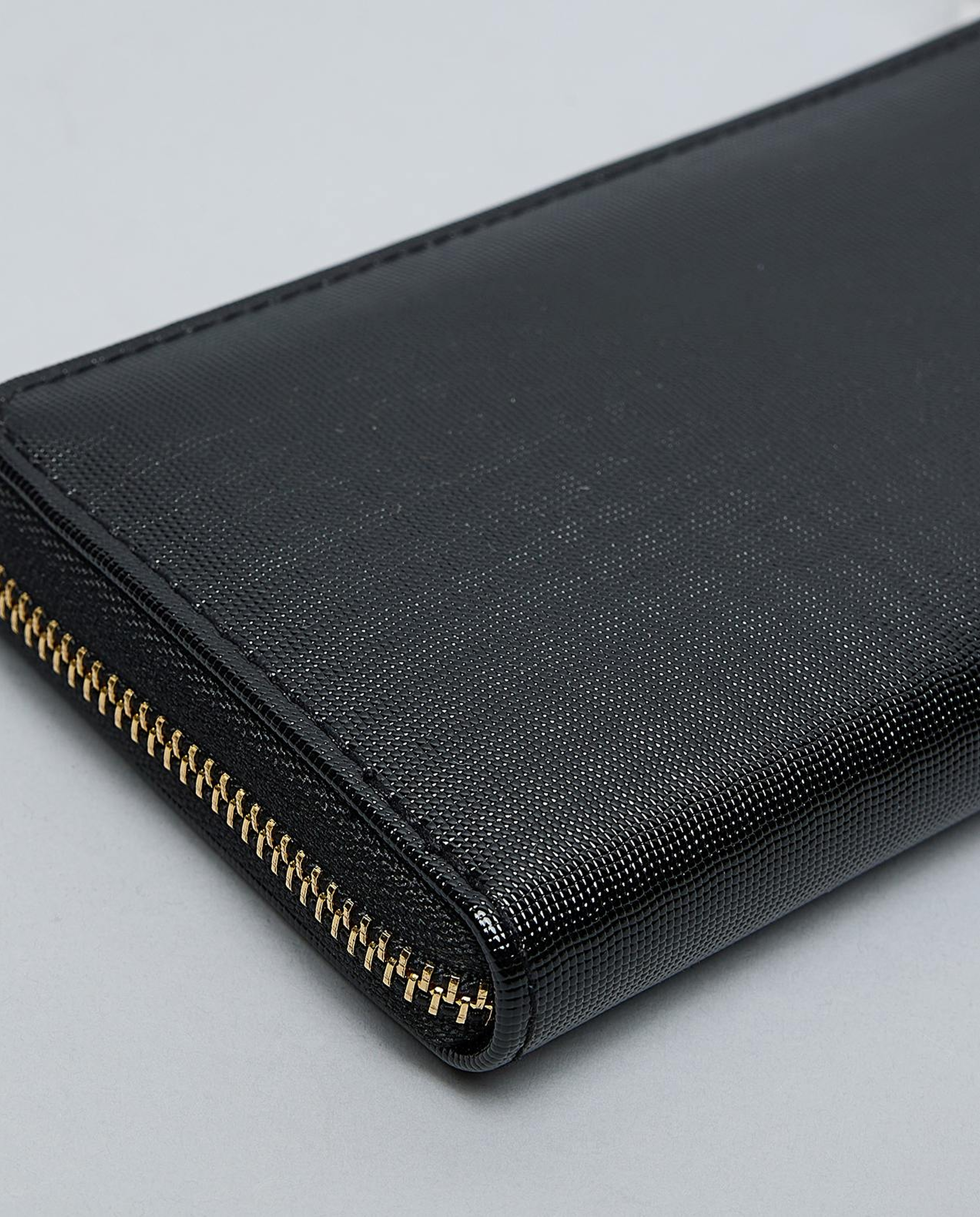 Textured Long Wallet