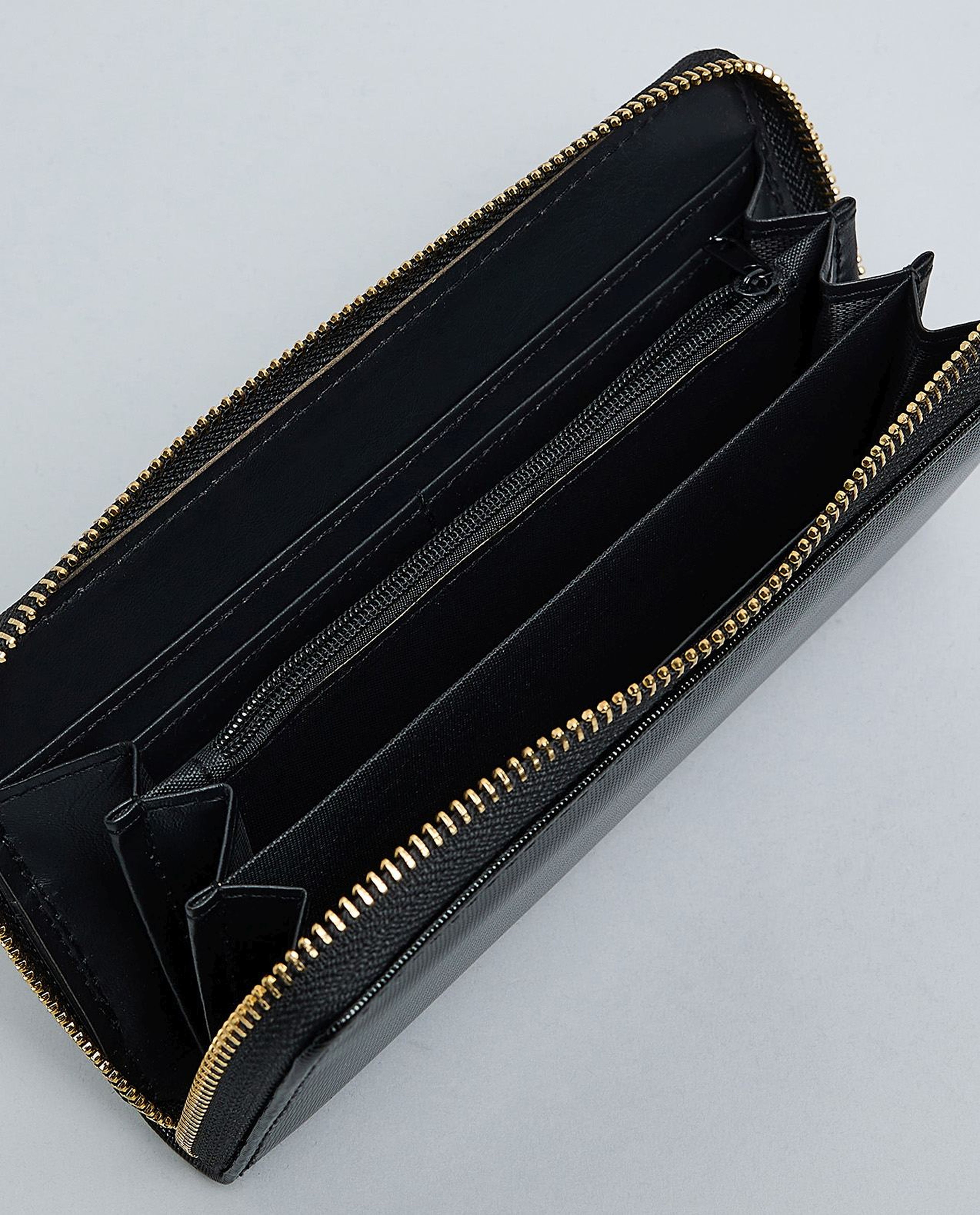 Textured Long Wallet