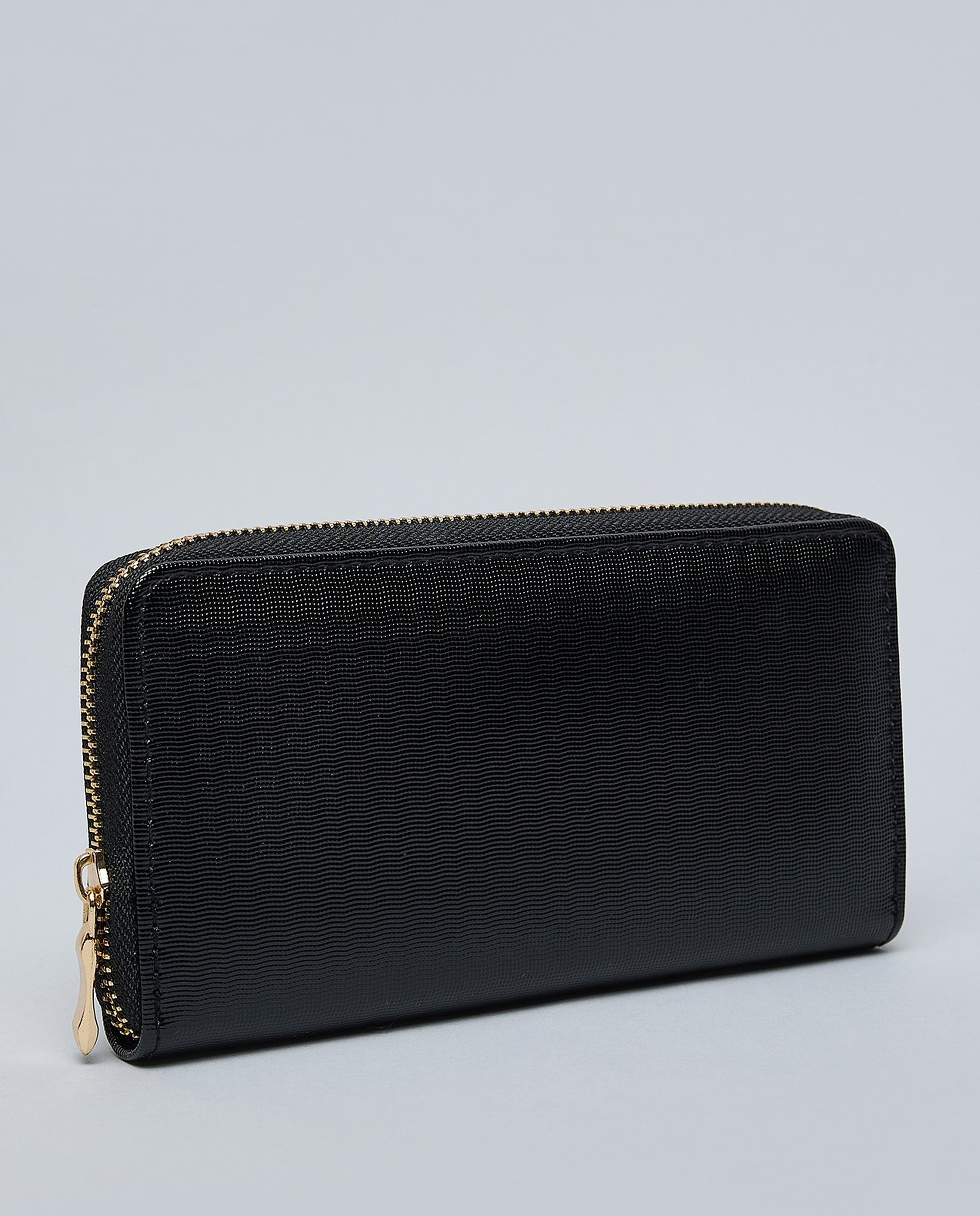Textured Long Wallet