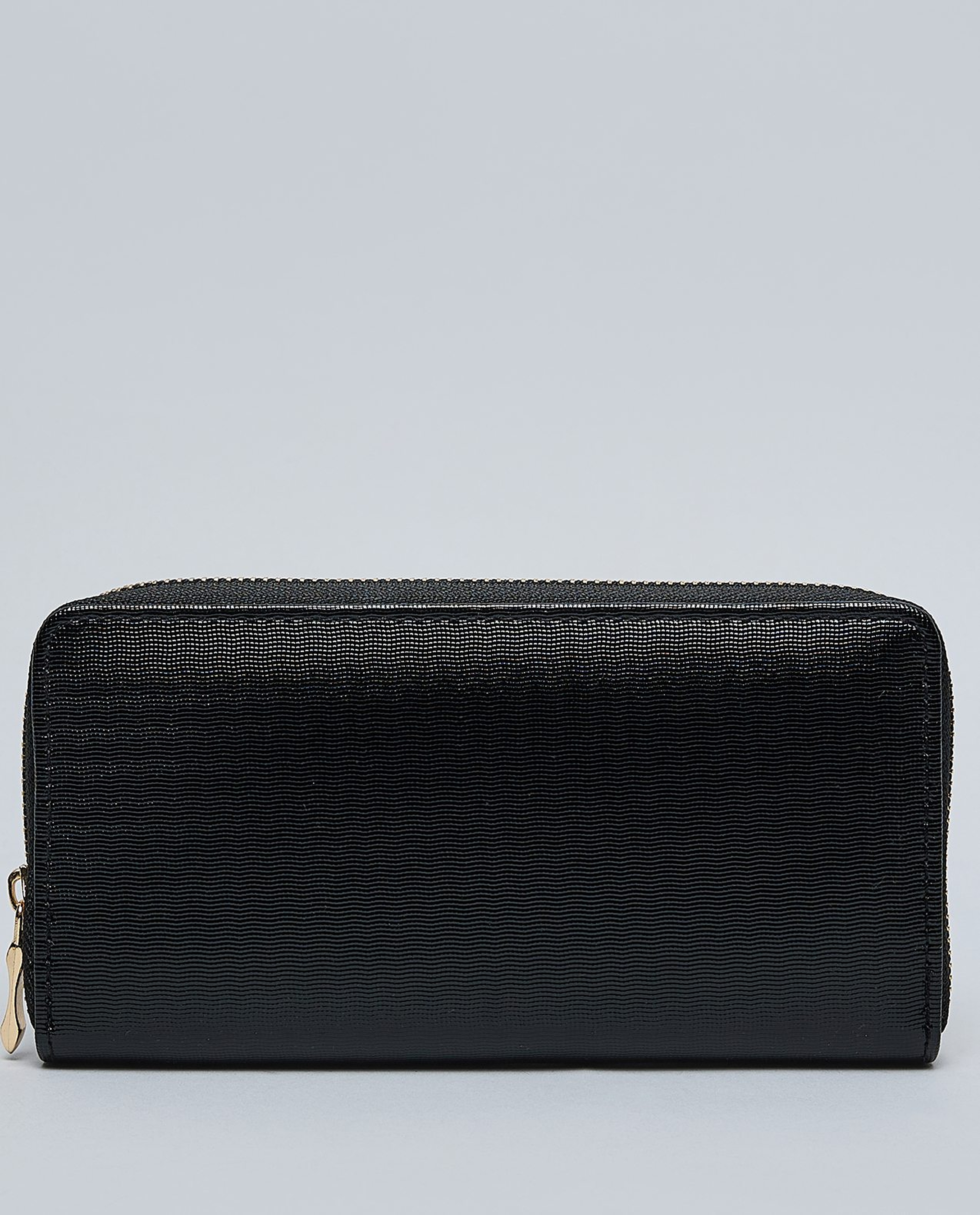 Textured Long Wallet